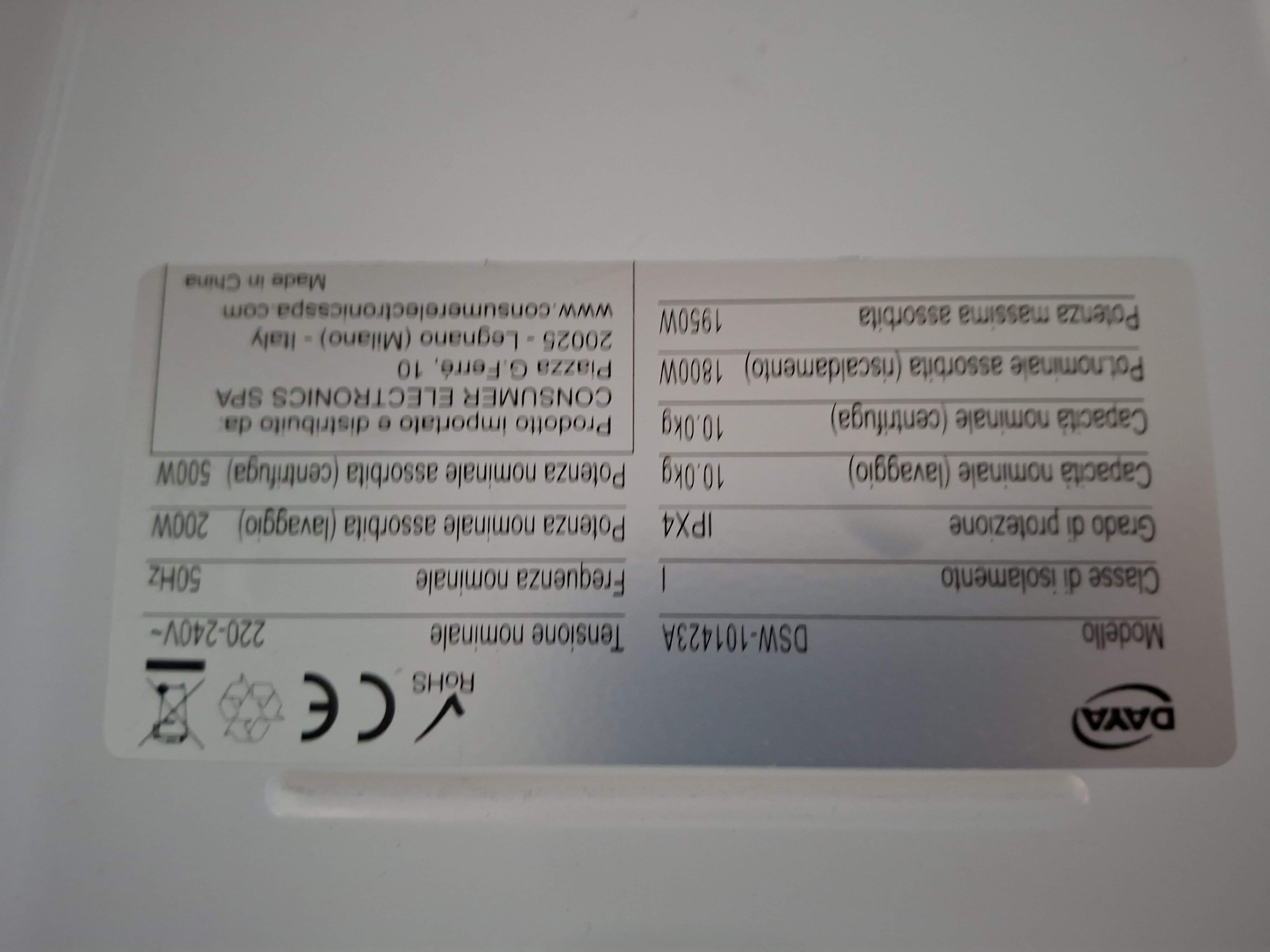 Veš mašina DAYA DSW-101423A , 10 kg