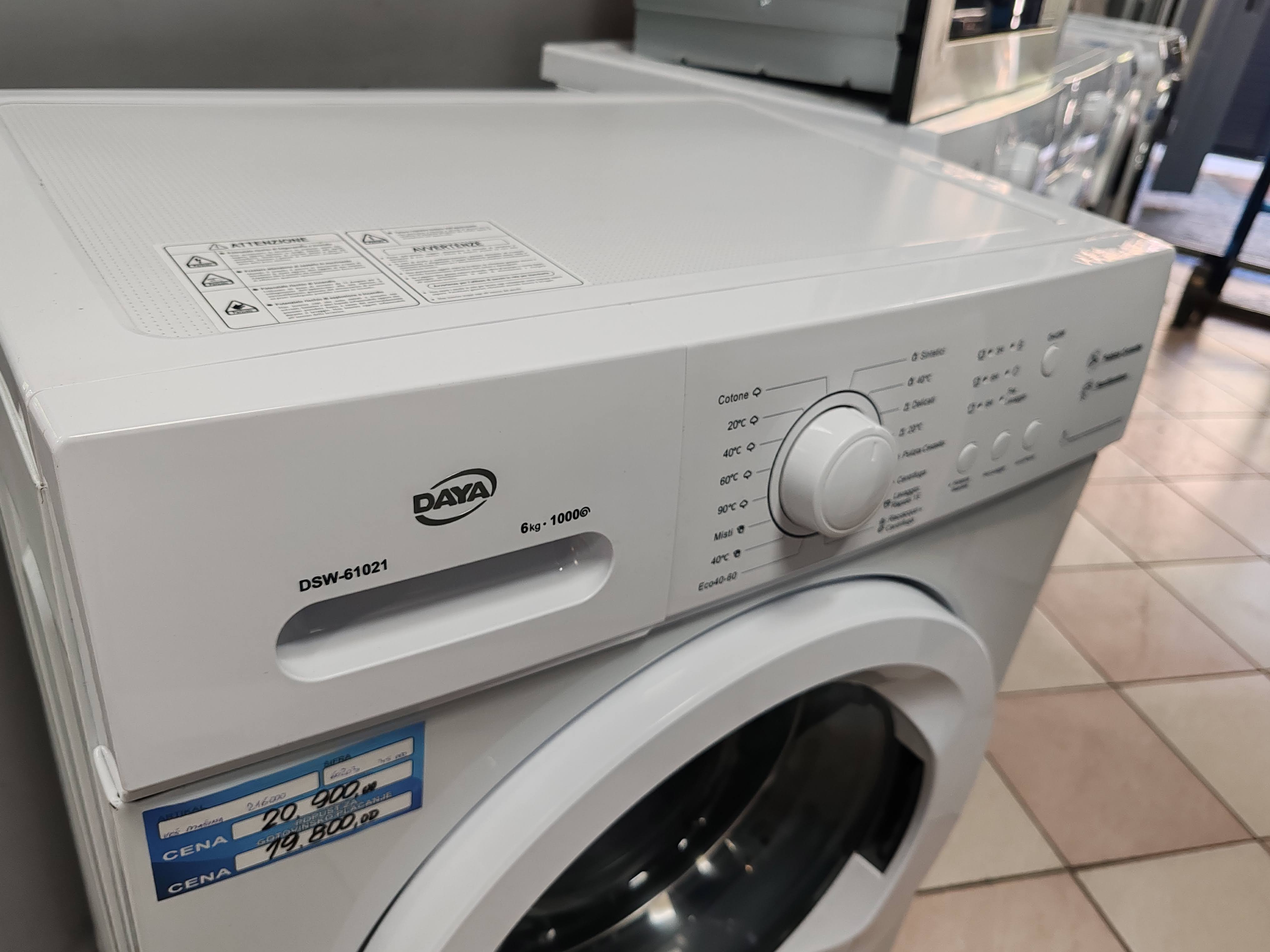 Veš mašina DAYA DSW-61021 (2) , 6 kg, slim