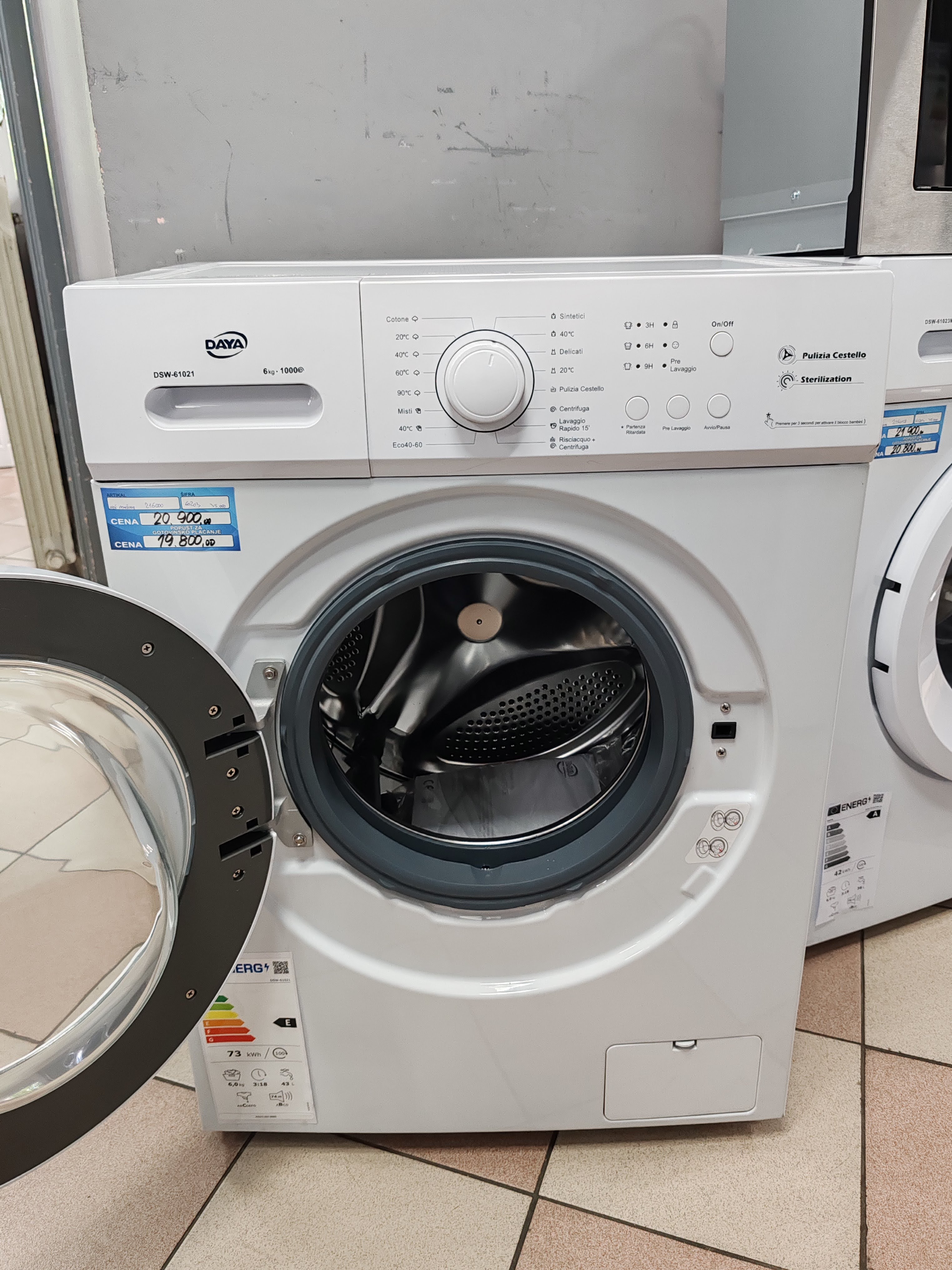 Veš mašina DAYA DSW-61021 (2) , 6 kg, slim