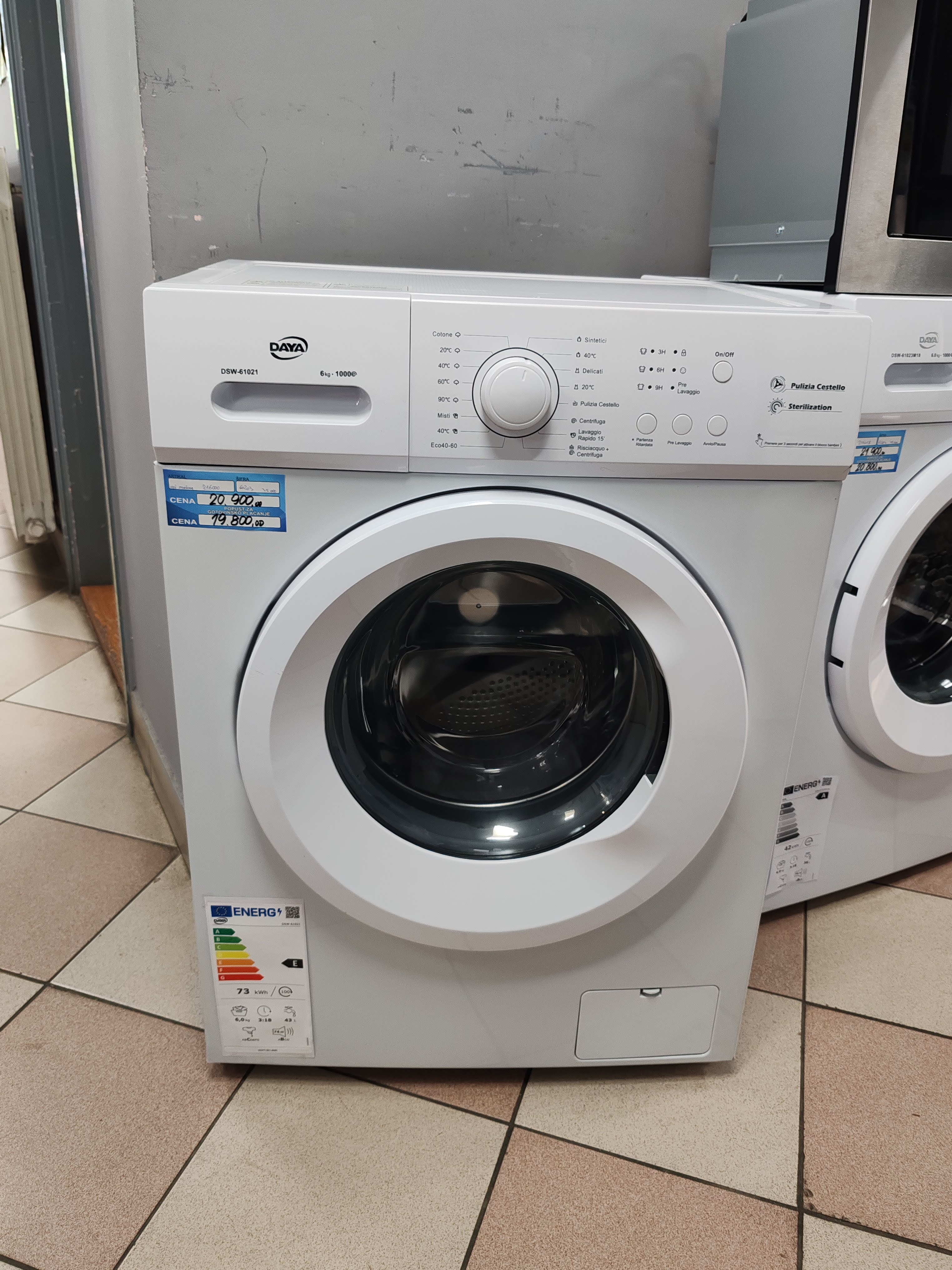 Veš mašina DAYA DSW-61021 (2) , 6 kg, slim