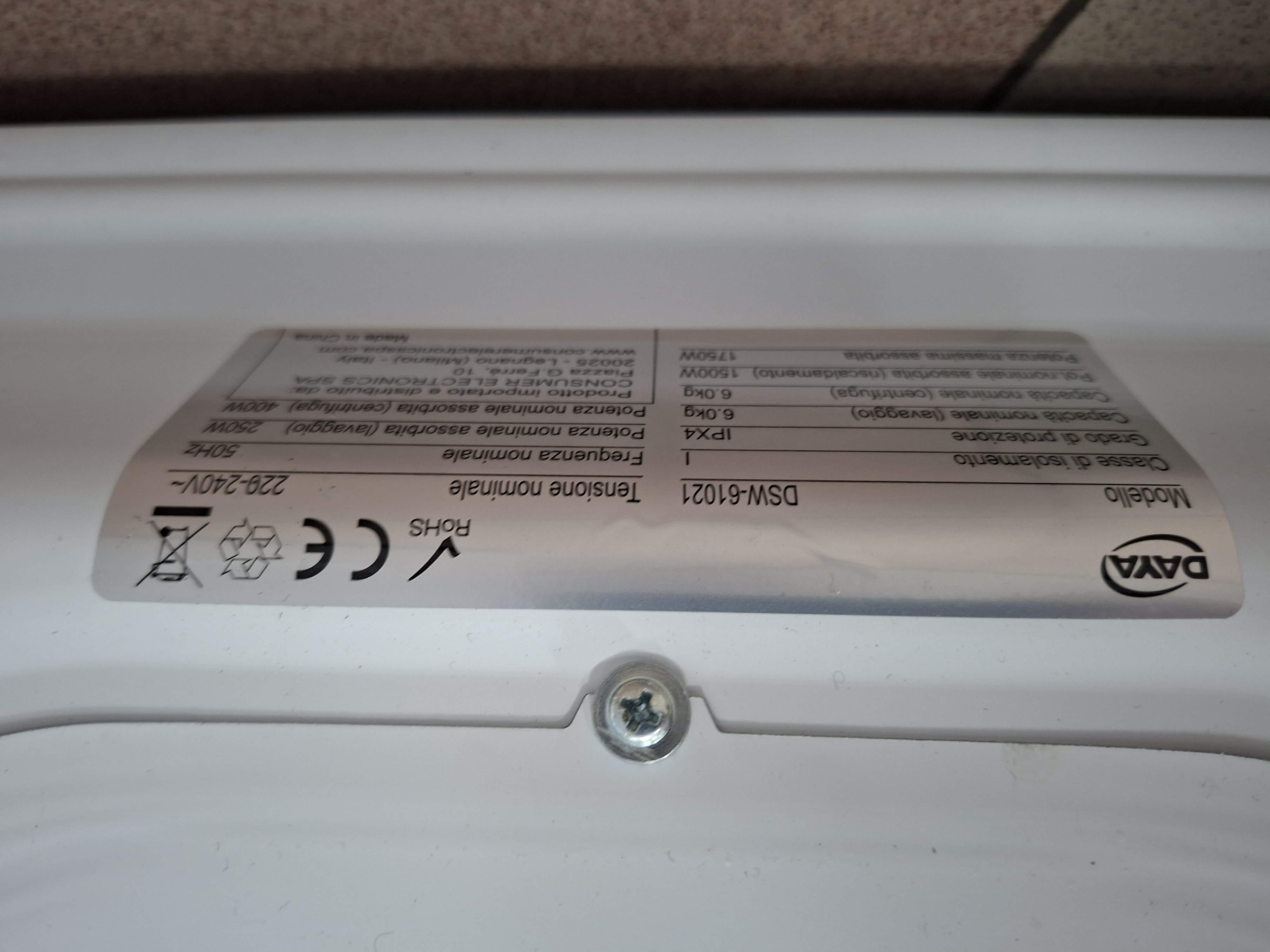 Veš mašina DAYA DSW-61021 (2) , 6 kg, slim