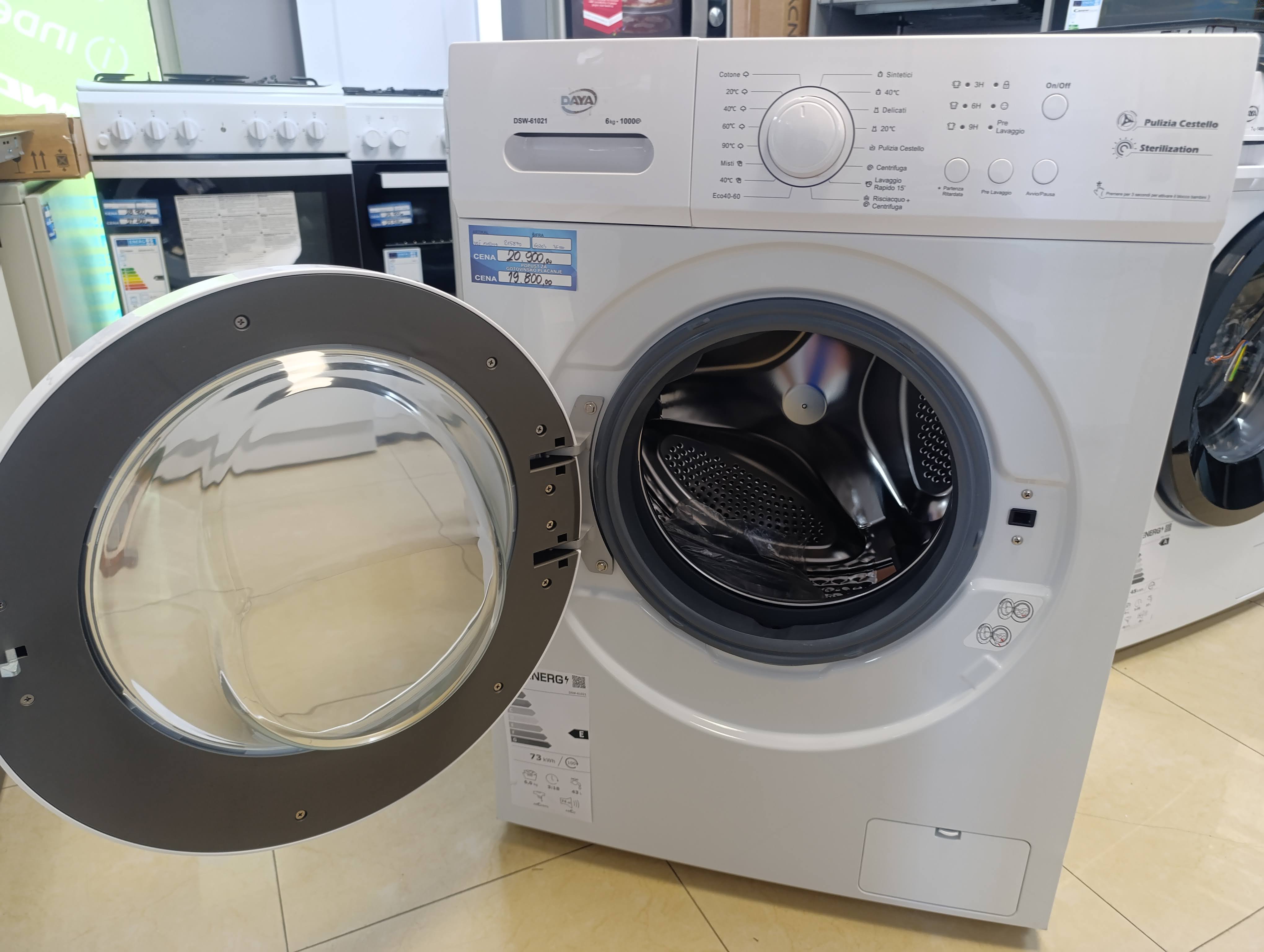 Veš mašina DAYA DSW-61021 (3) , 6 kg, slim