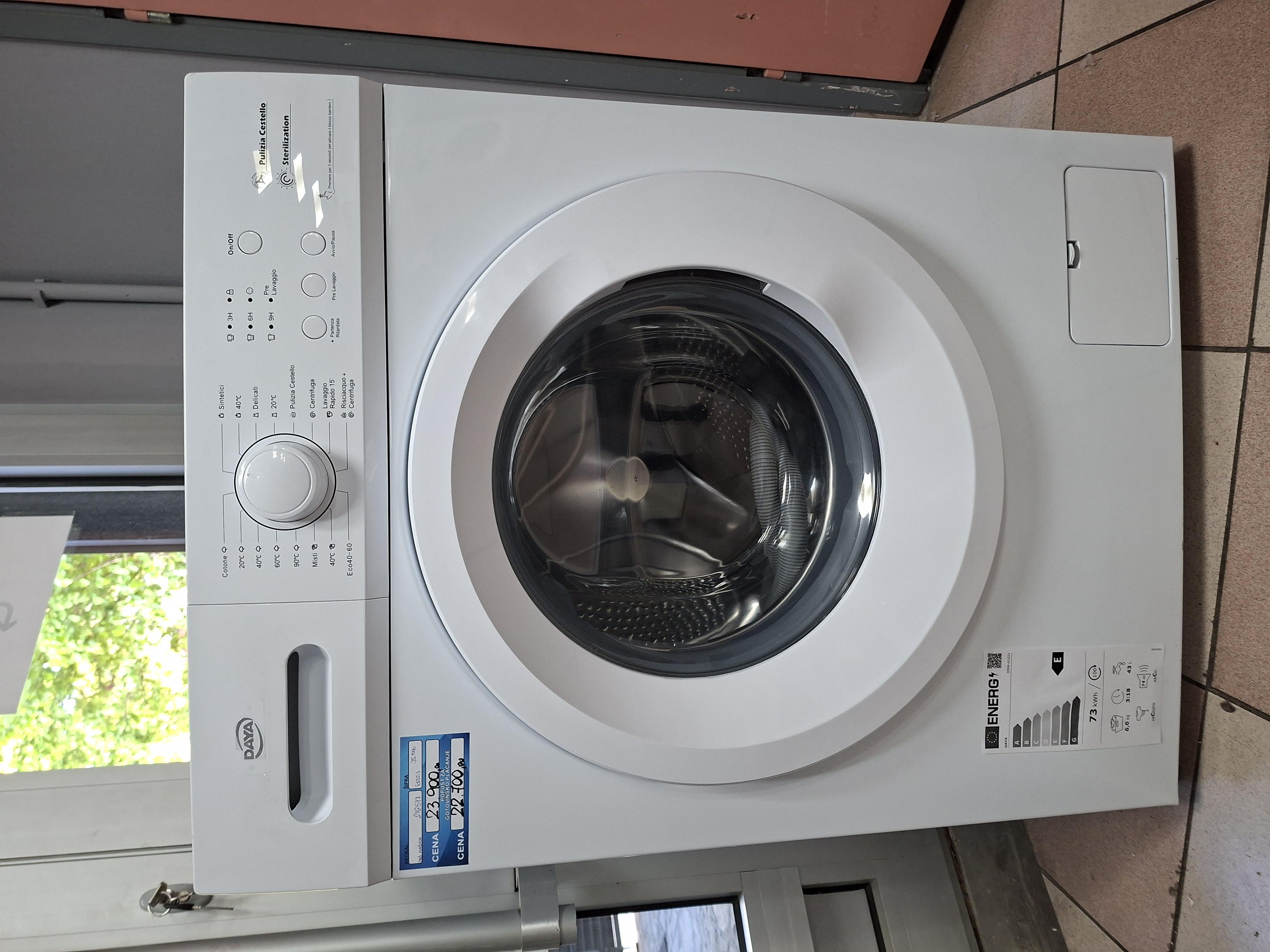 Veš mašina DAYA DSW-61021 , 6 kg, slim