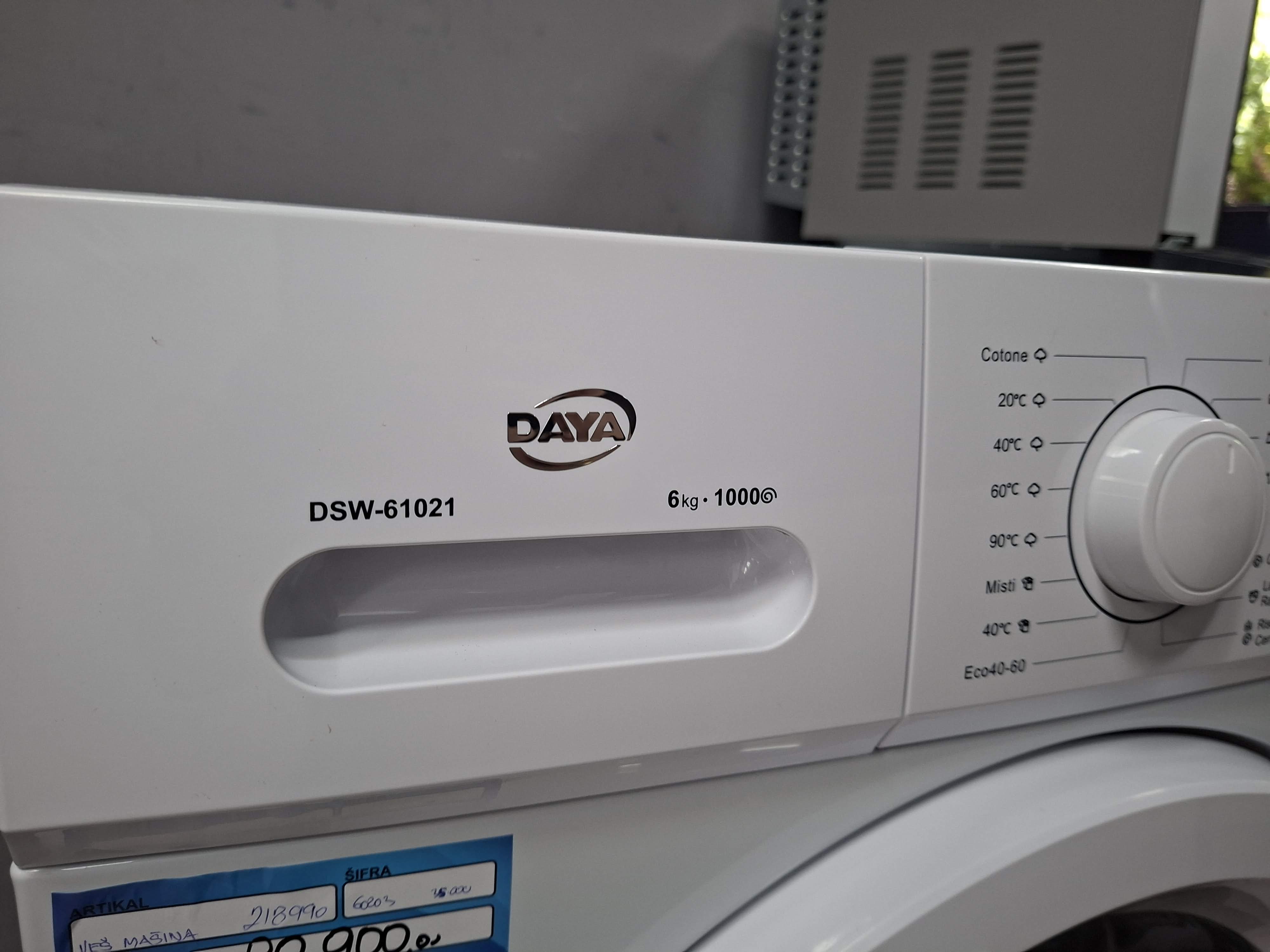 Veš mašina DAYA DSW-61021 , 6 kg, slim