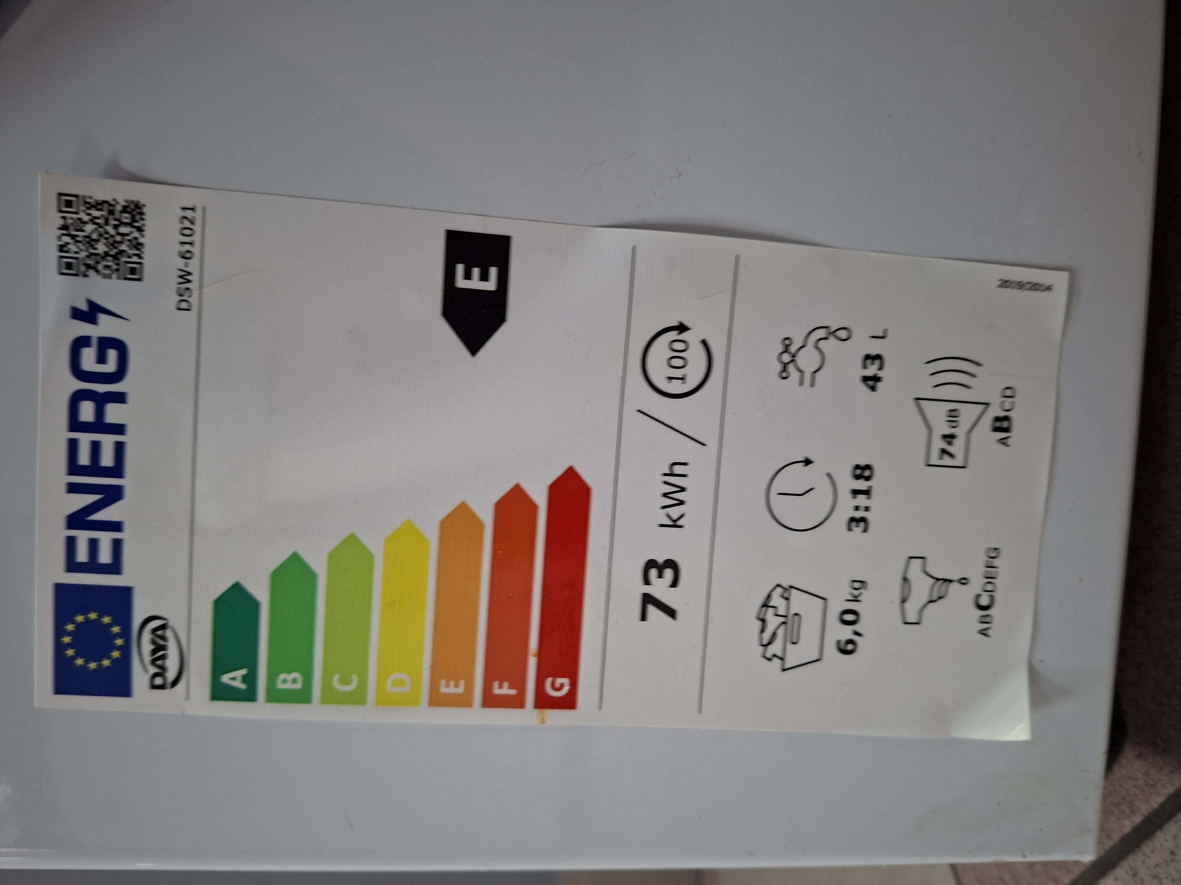 Veš mašina DAYA DSW-61021 , 6 kg, slim