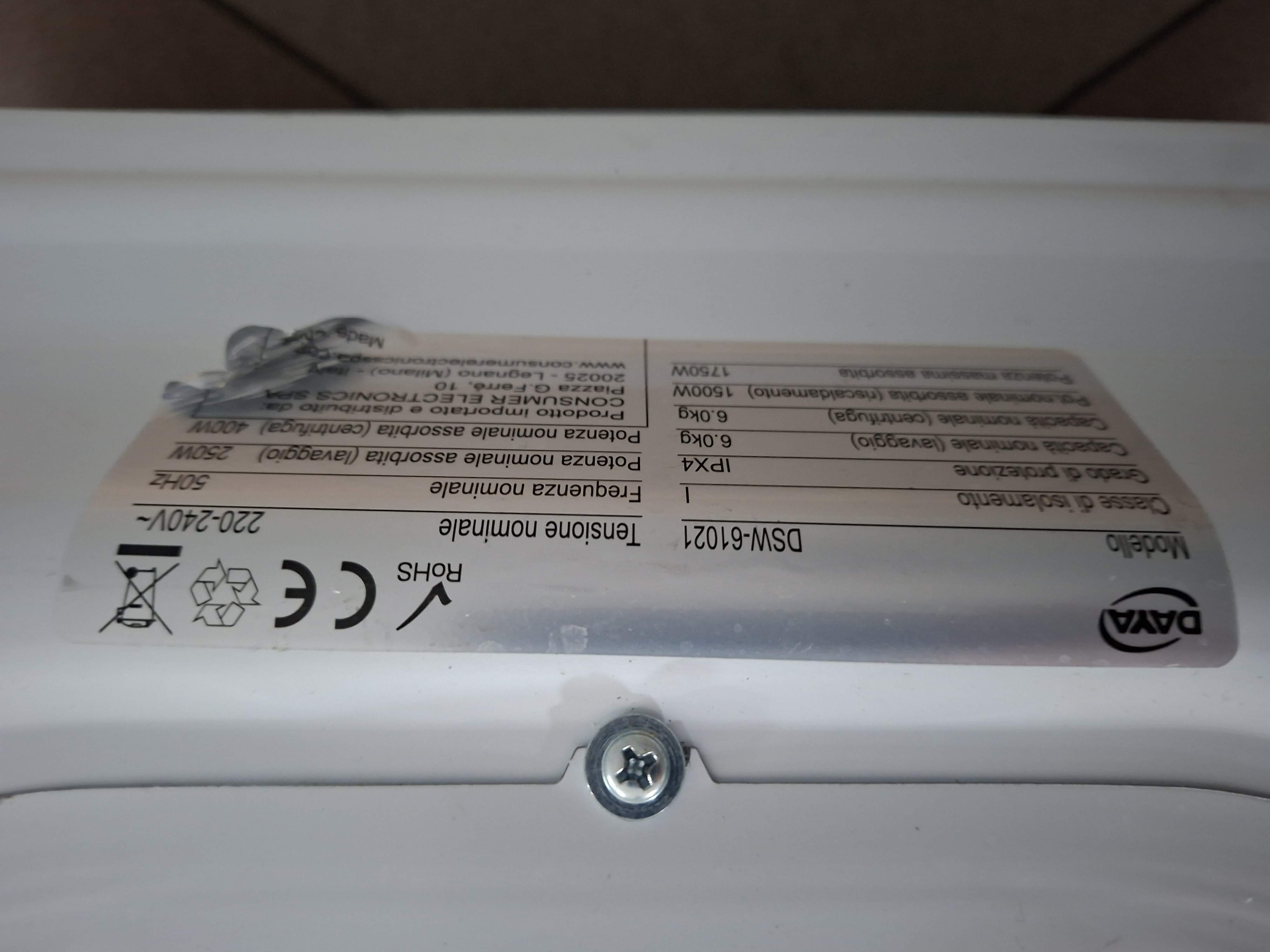 Veš mašina DAYA DSW-61021 , 6 kg, slim