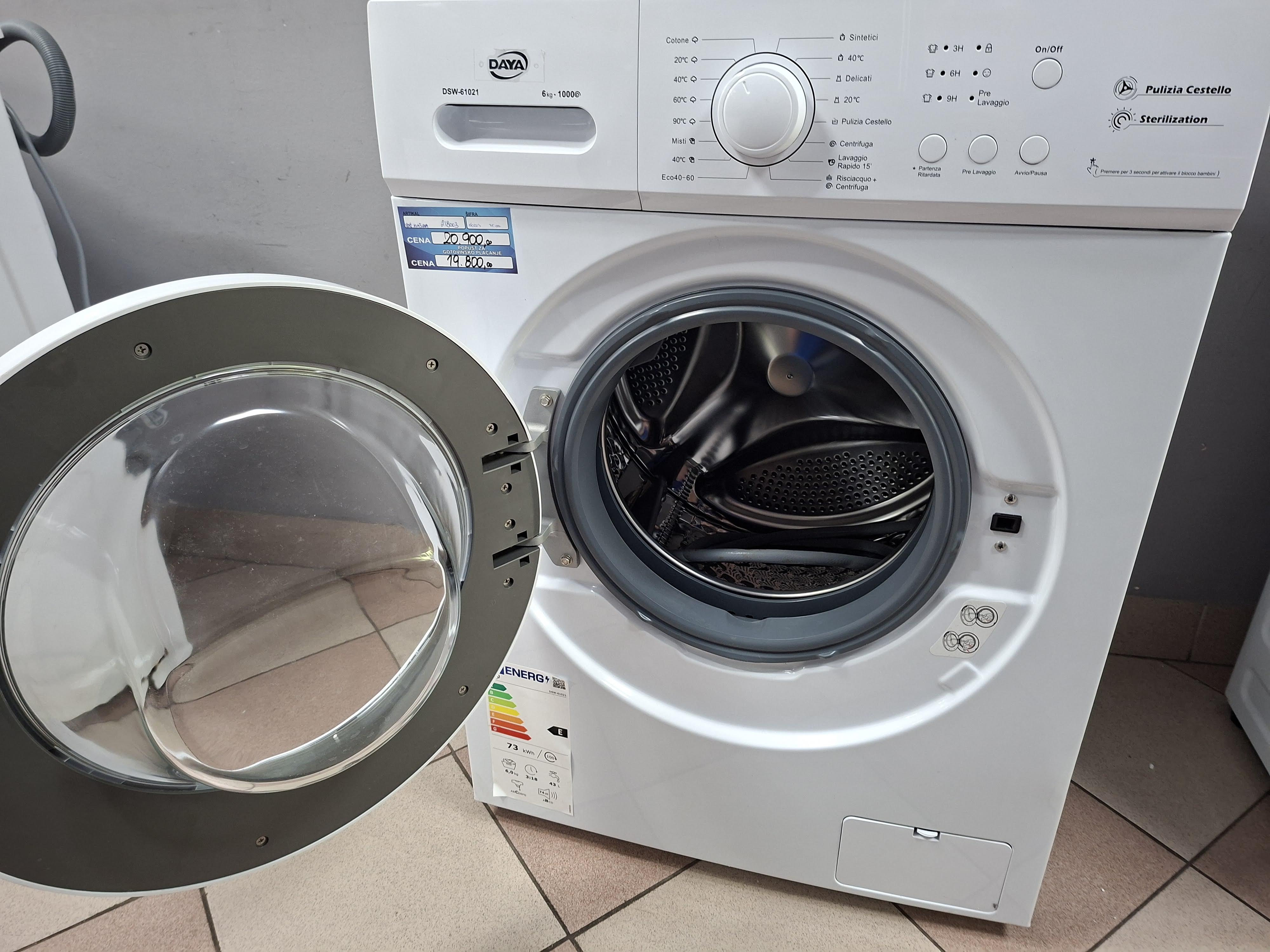 Veš mašina DAYA DSW-61021 , 6 kg, slim