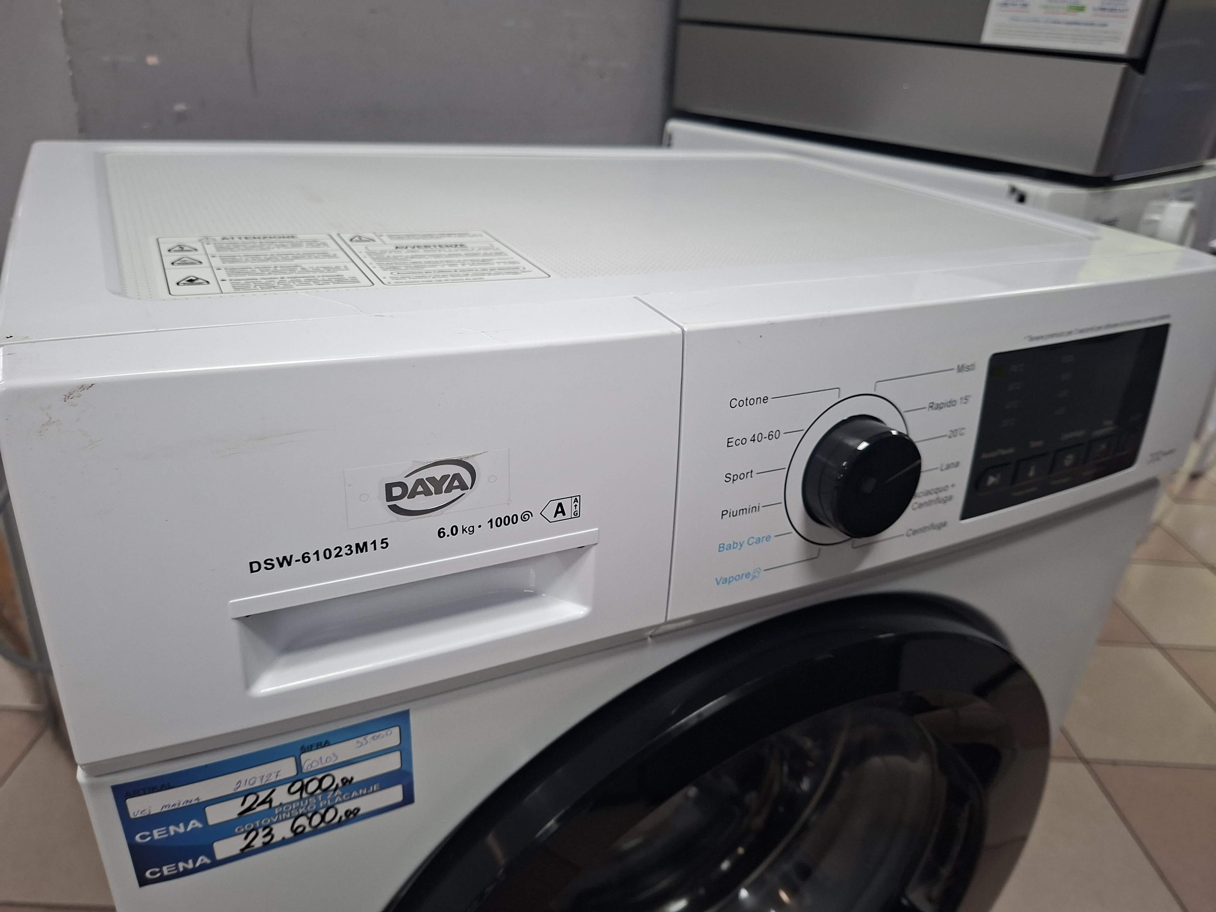 Veš mašina DAYA DSW-61023M15 , 6 kg, slim