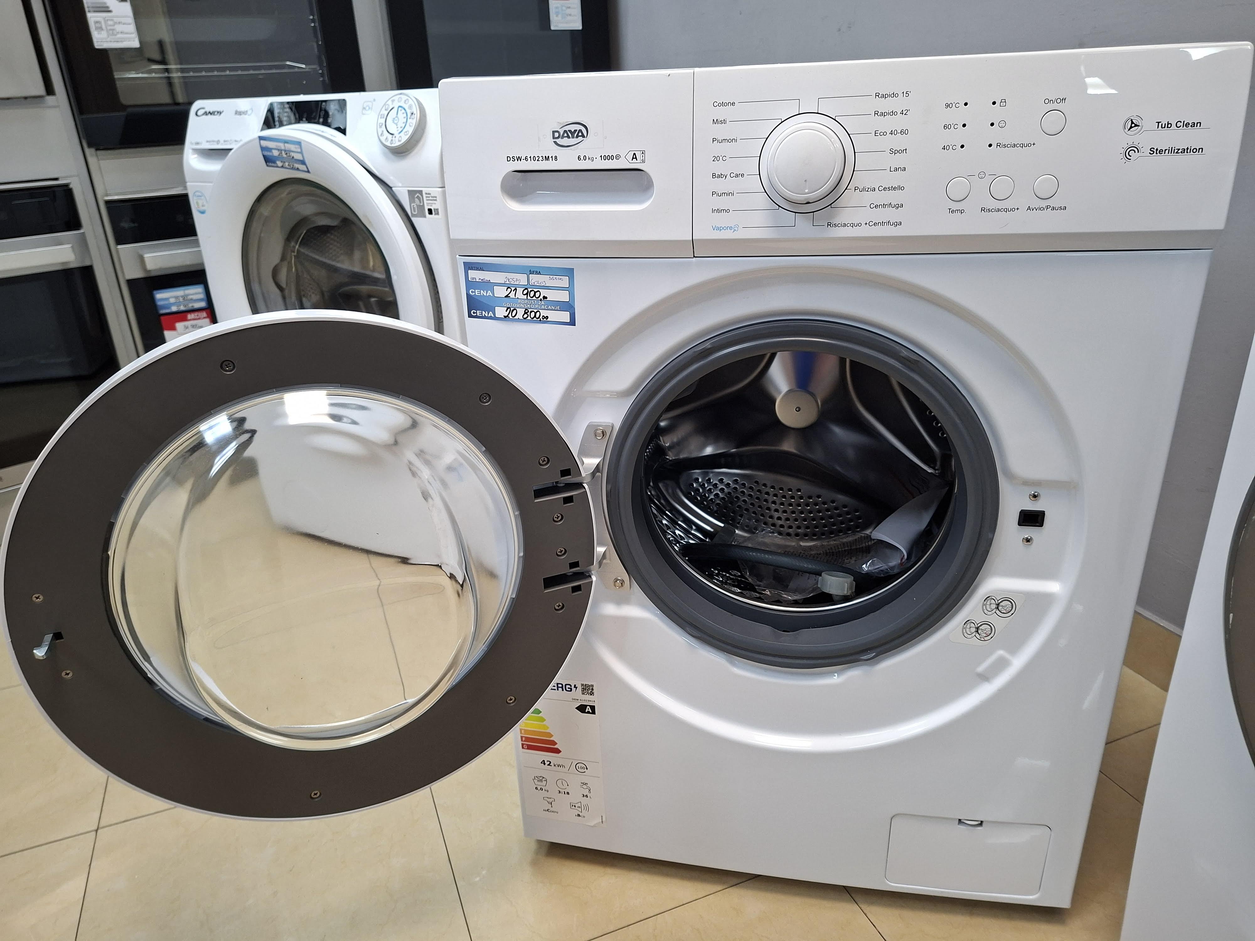 Veš mašina DAYA DSW-61023M18 (2), 6 kg, slim