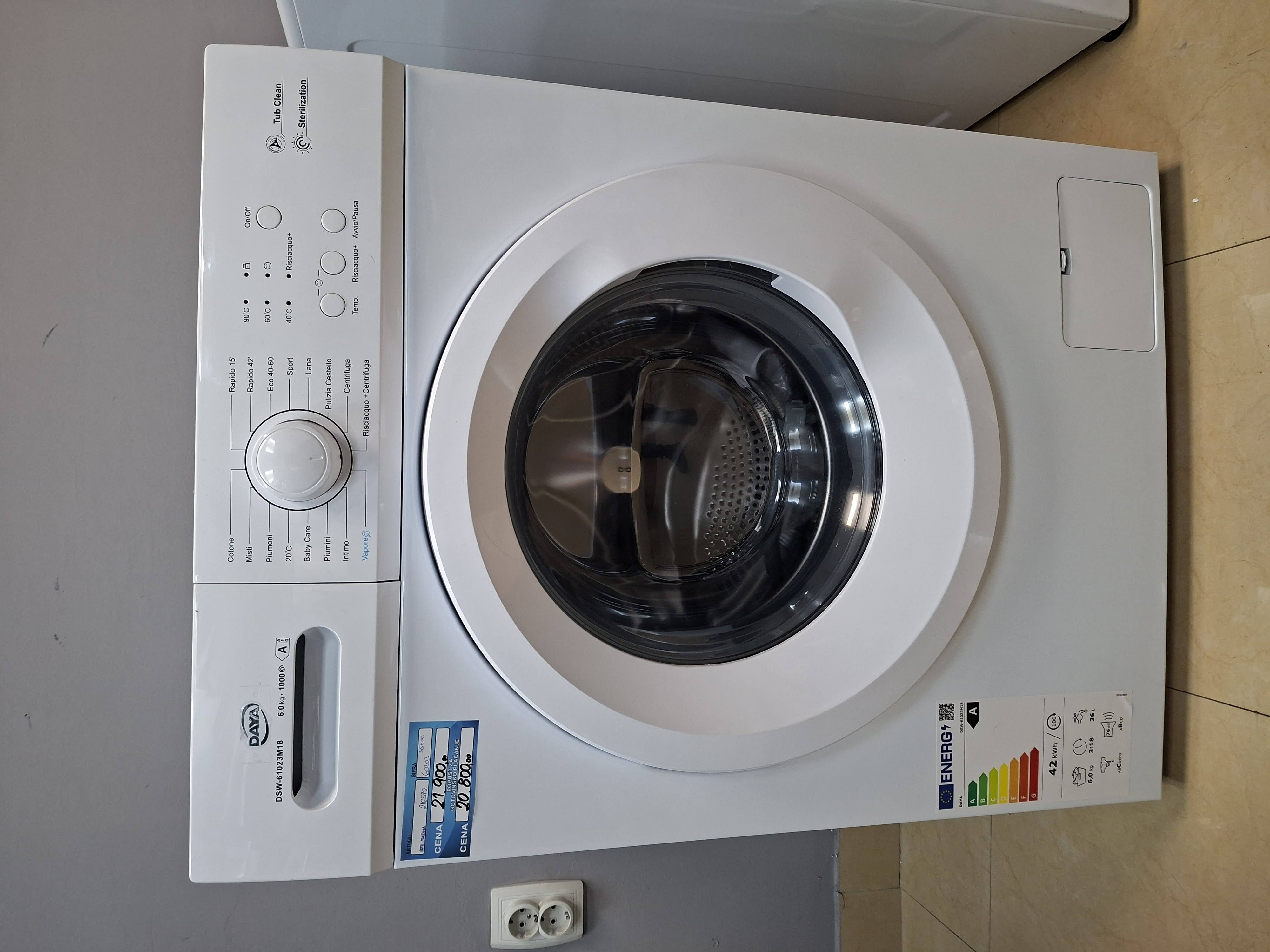Veš mašina DAYA DSW-61023M18 (2), 6 kg, slim