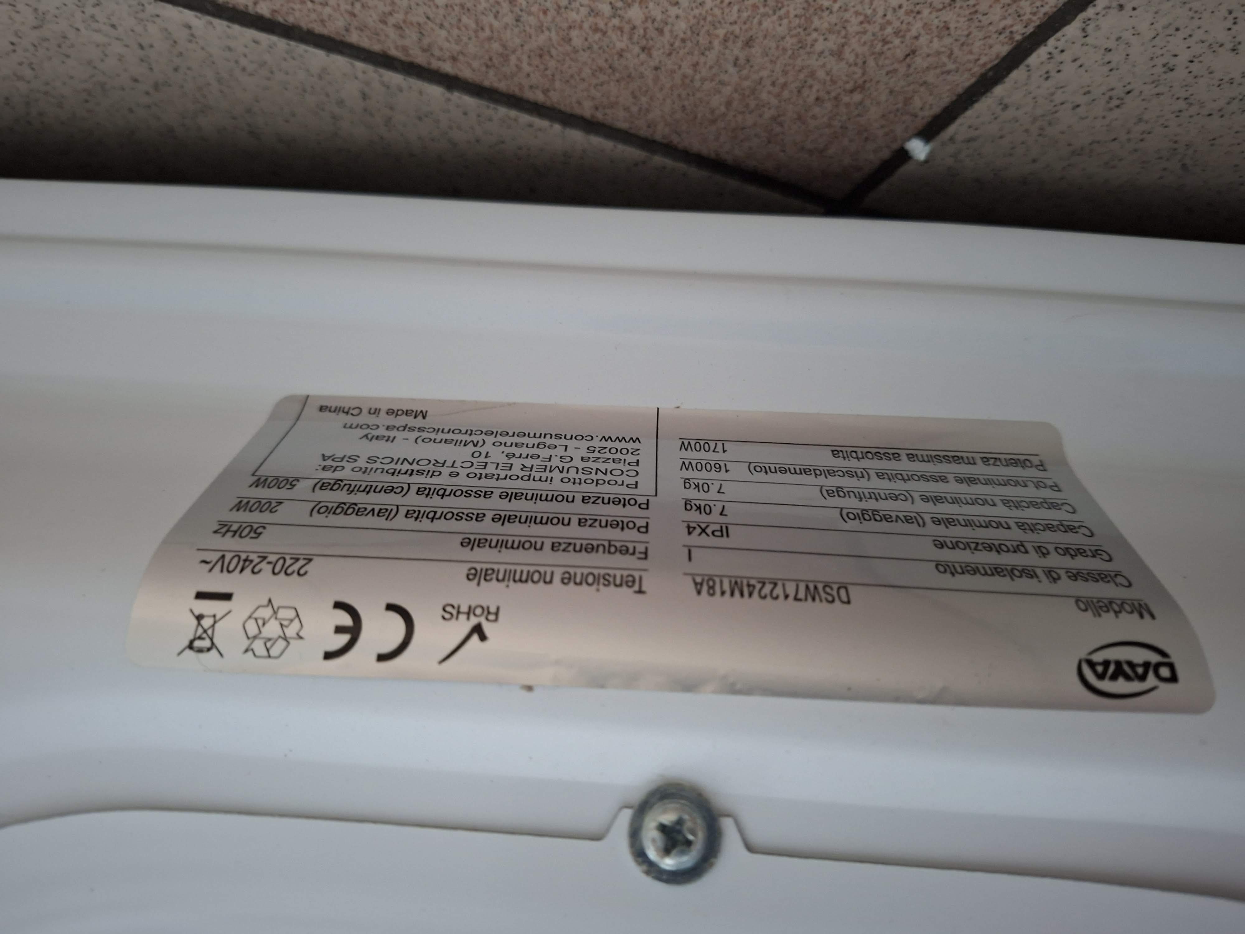 Veš mašina DAYA DSW-61023M18 (2), 6 kg, slim