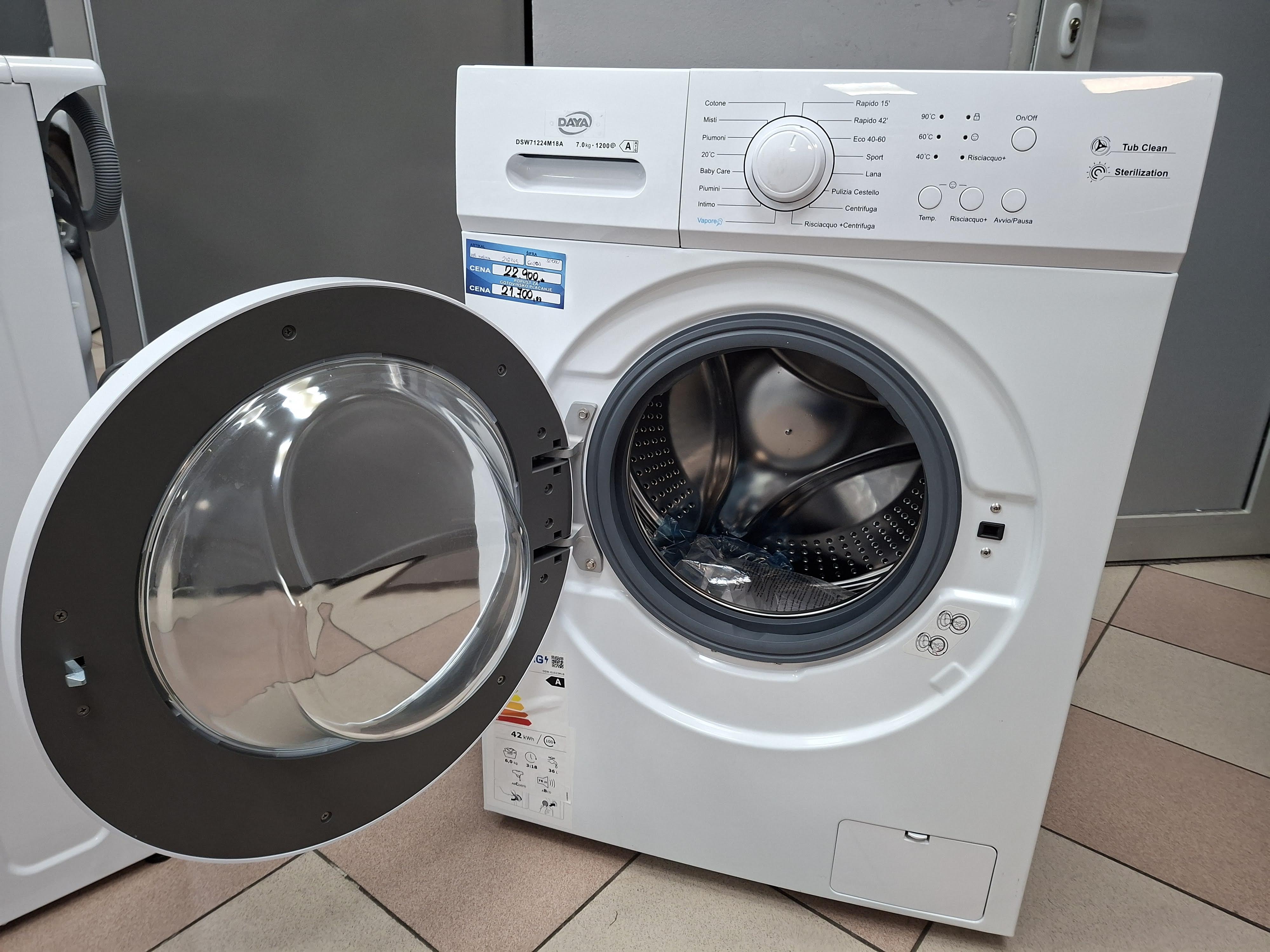 Veš mašina DAYA DSW-61023M18 (2), 6 kg, slim