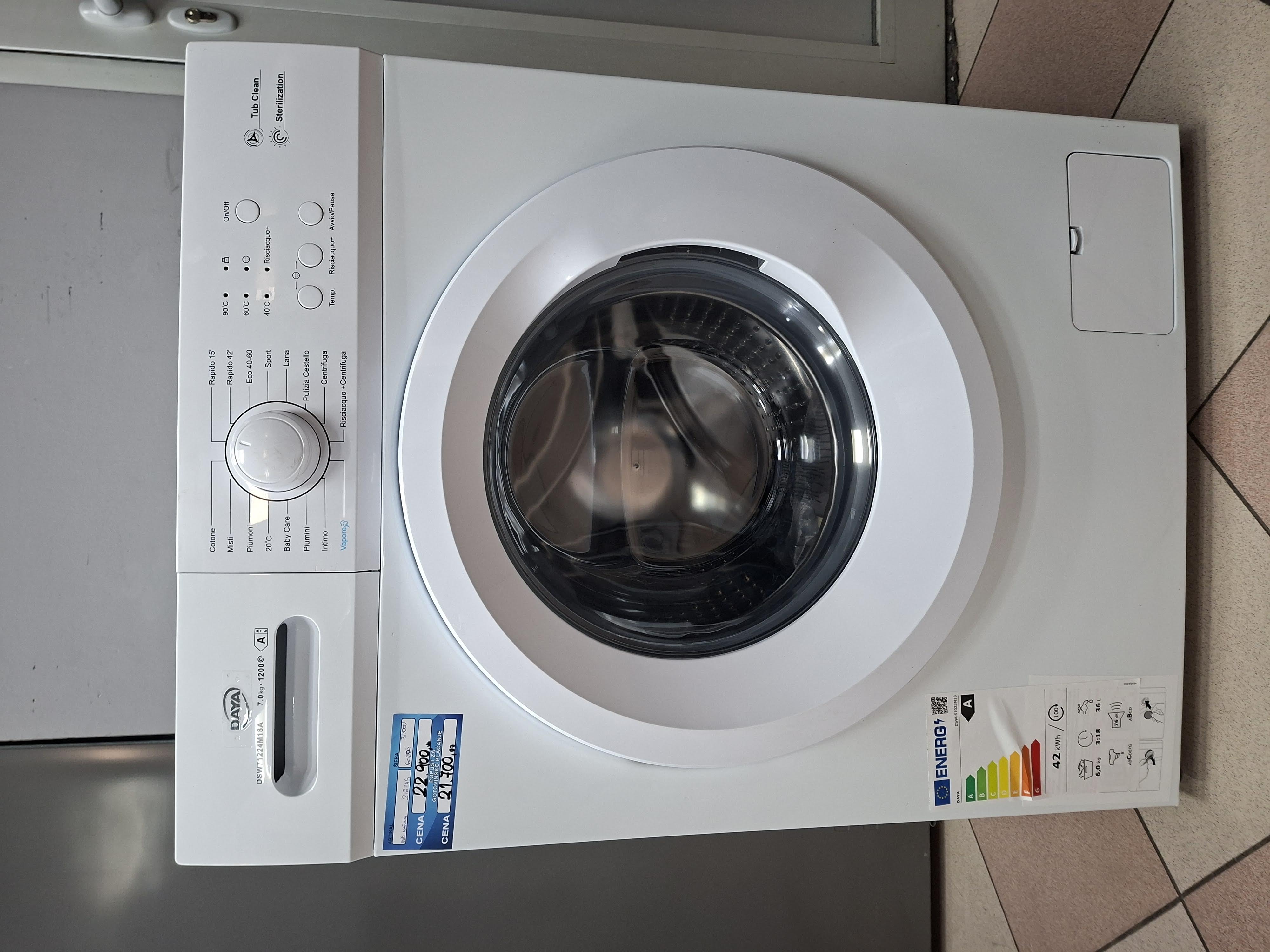 Veš mašina DAYA DSW-61023M18 (2), 6 kg, slim