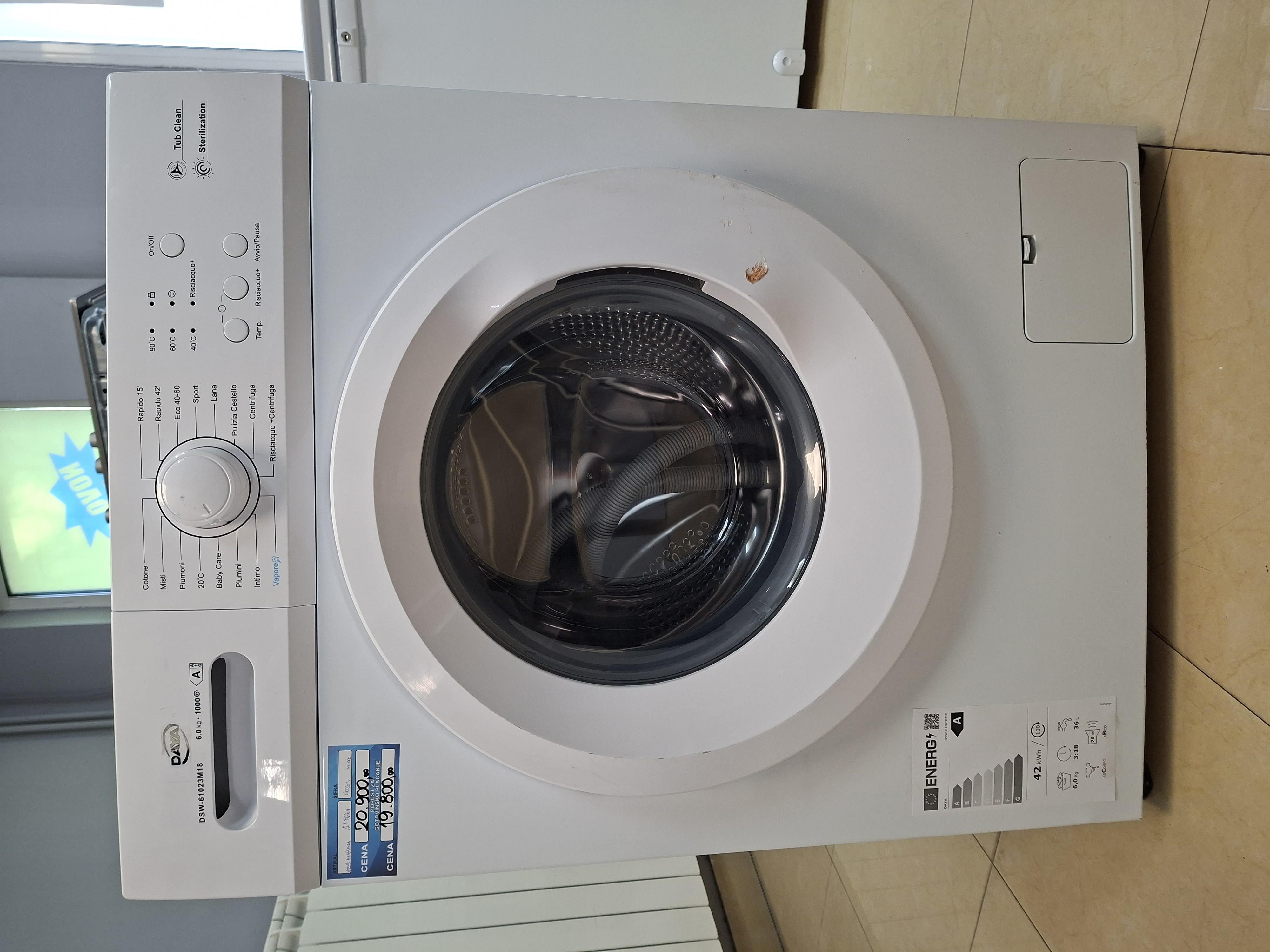 Veš mašina DAYA DSW-61023M18 (2), 6 kg, slim