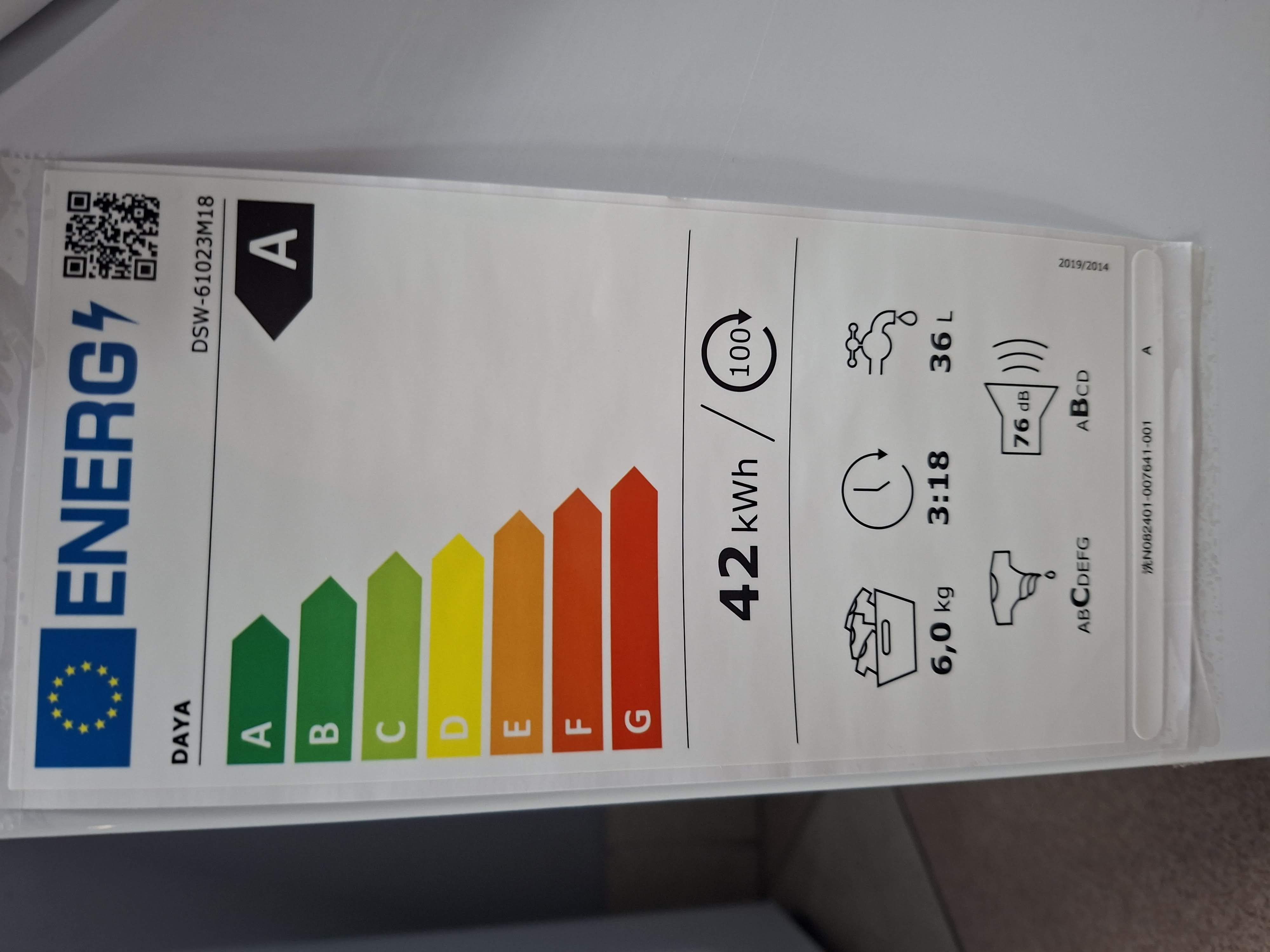 Veš mašina DAYA DSW-61023M18 , 6 kg, slim