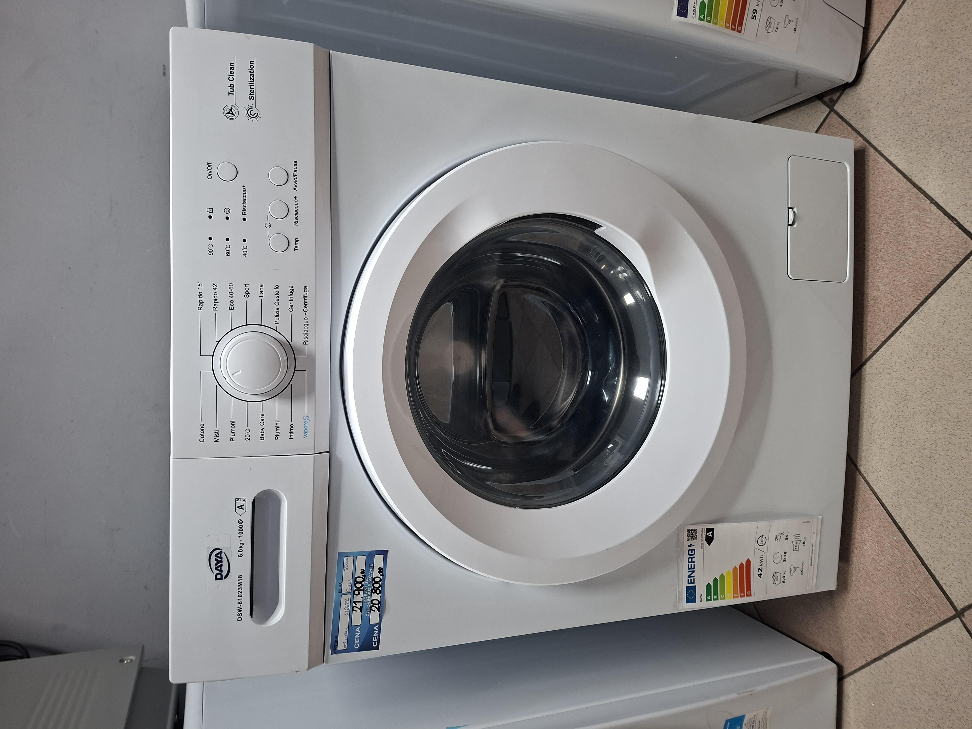 Veš mašina DAYA DSW-61023M18 , 6 kg, slim