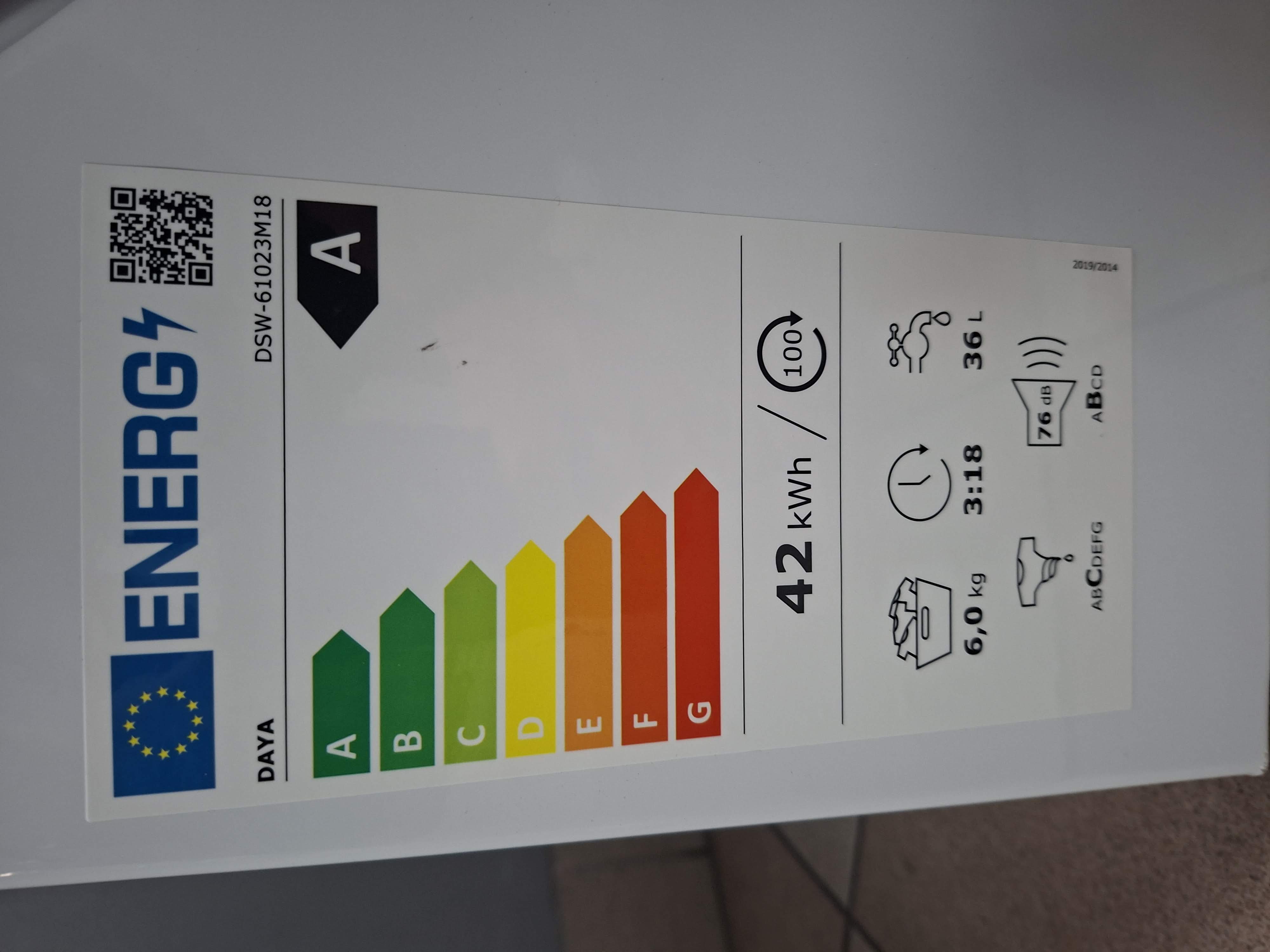 Veš mašina DAYA DSW-61023M18 , 6 kg, slim
