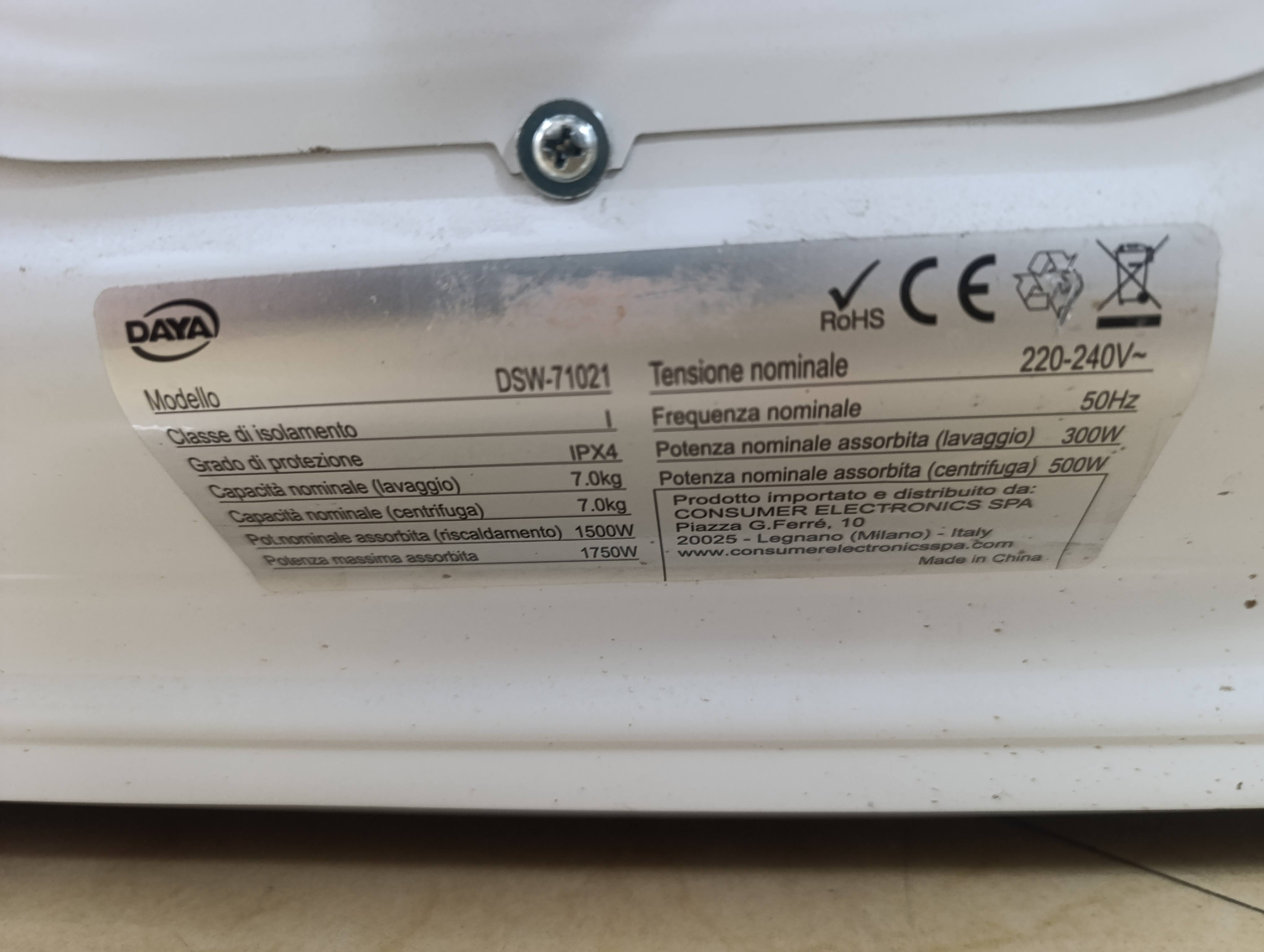 Veš mašina DAYA DSW-71021 , 7 kg