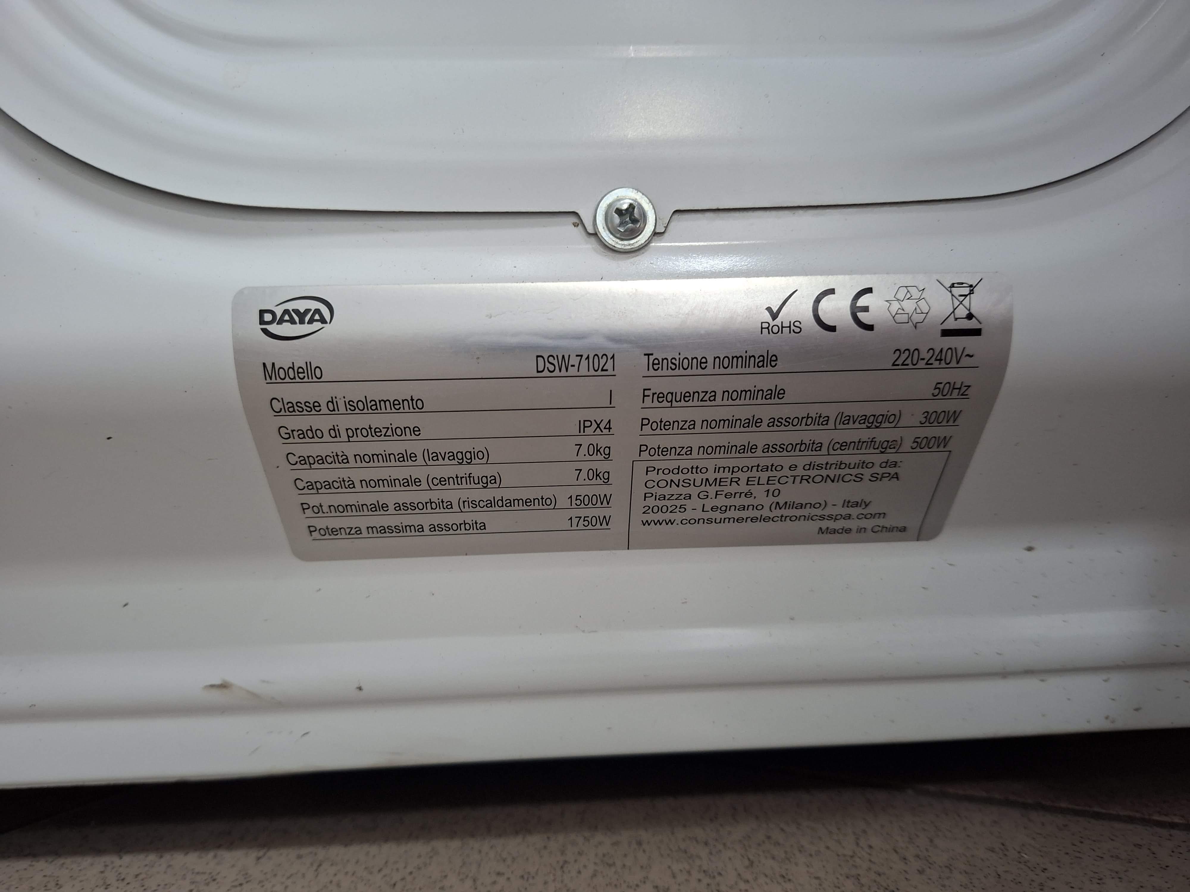 Veš mašina DAYA DSW-71021 , 7 kg
