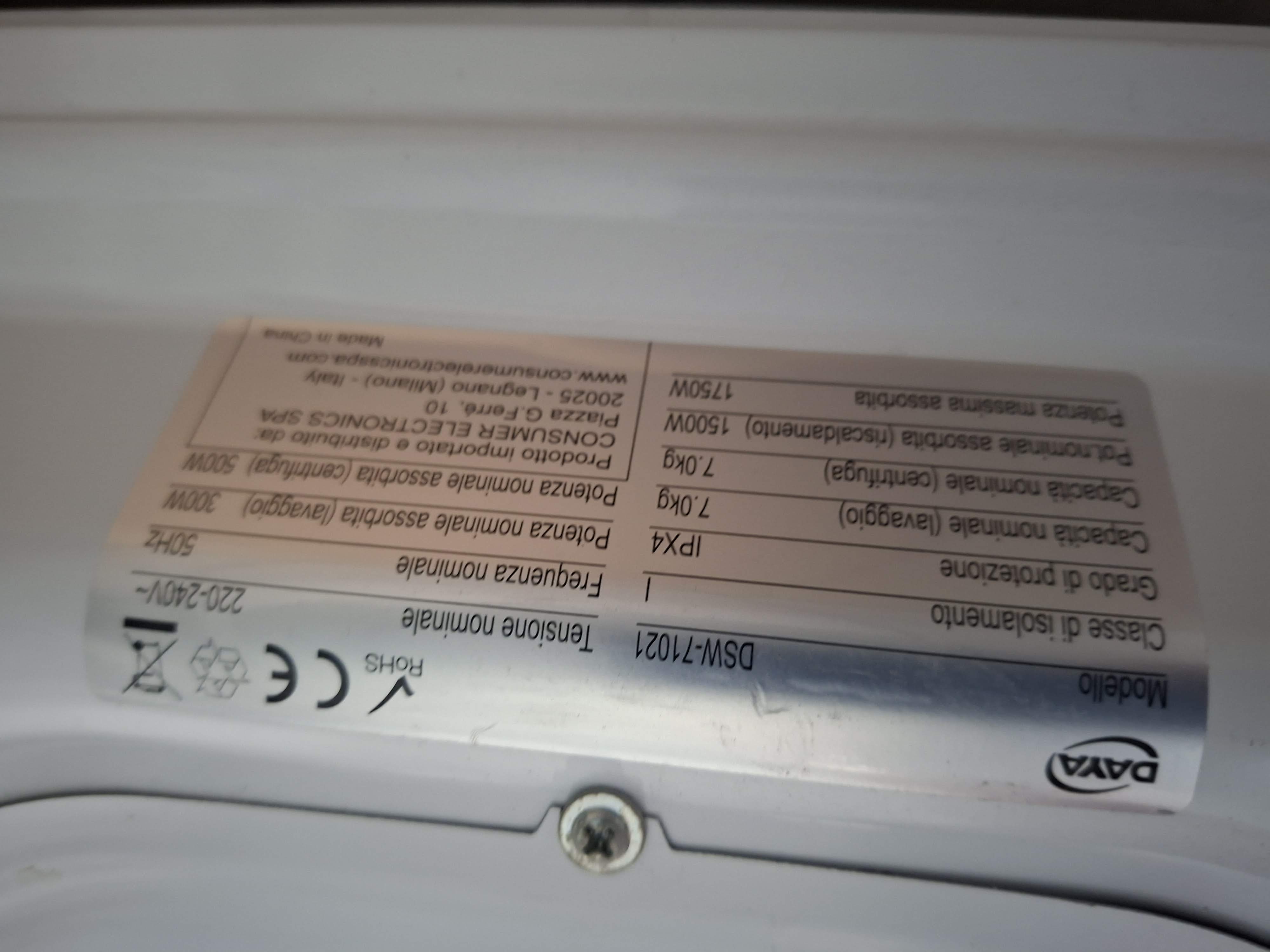 Veš mašina DAYA DSW-71021 , 7 kg