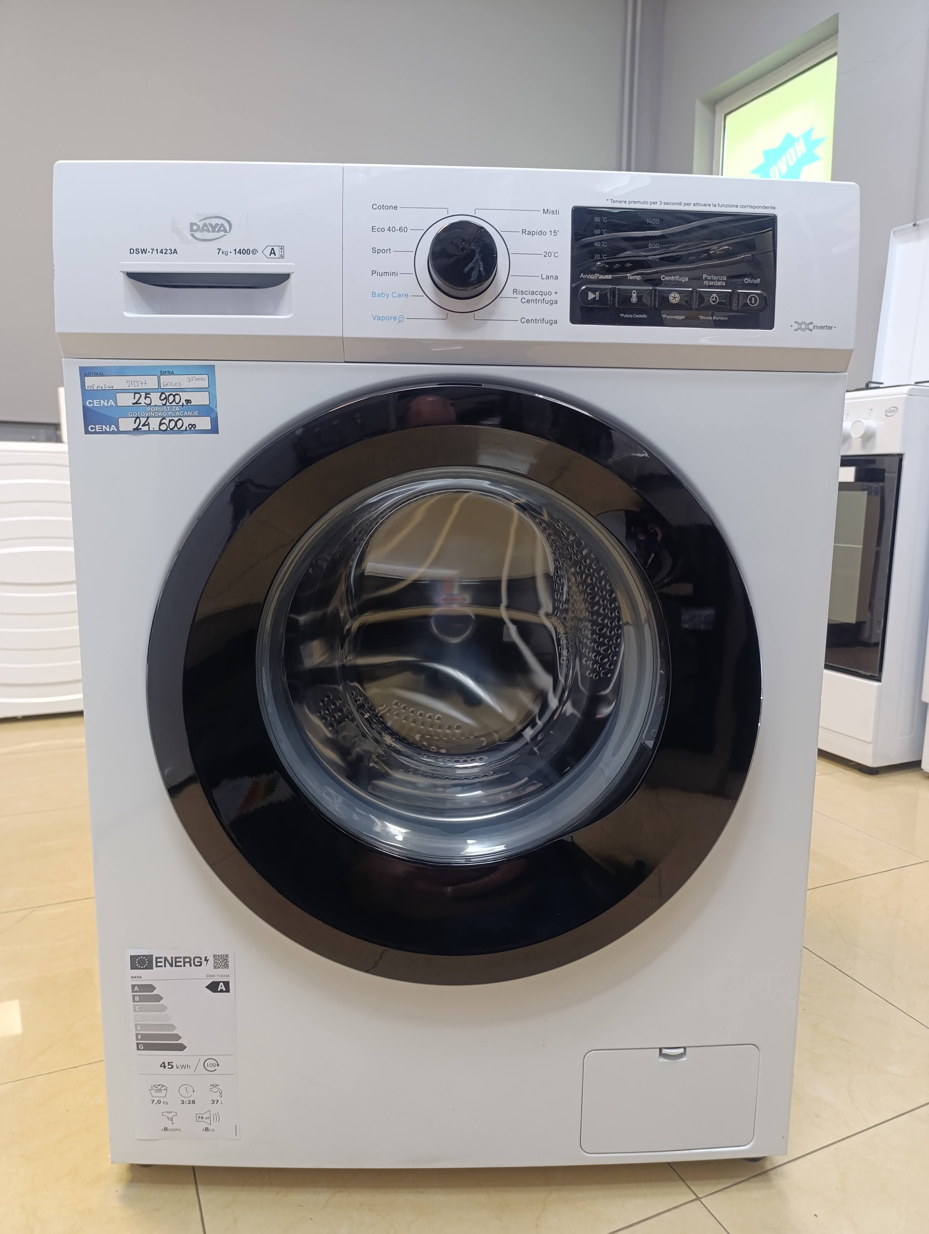 Veš mašina DAYA DSW-71423A (3) , 7 kg