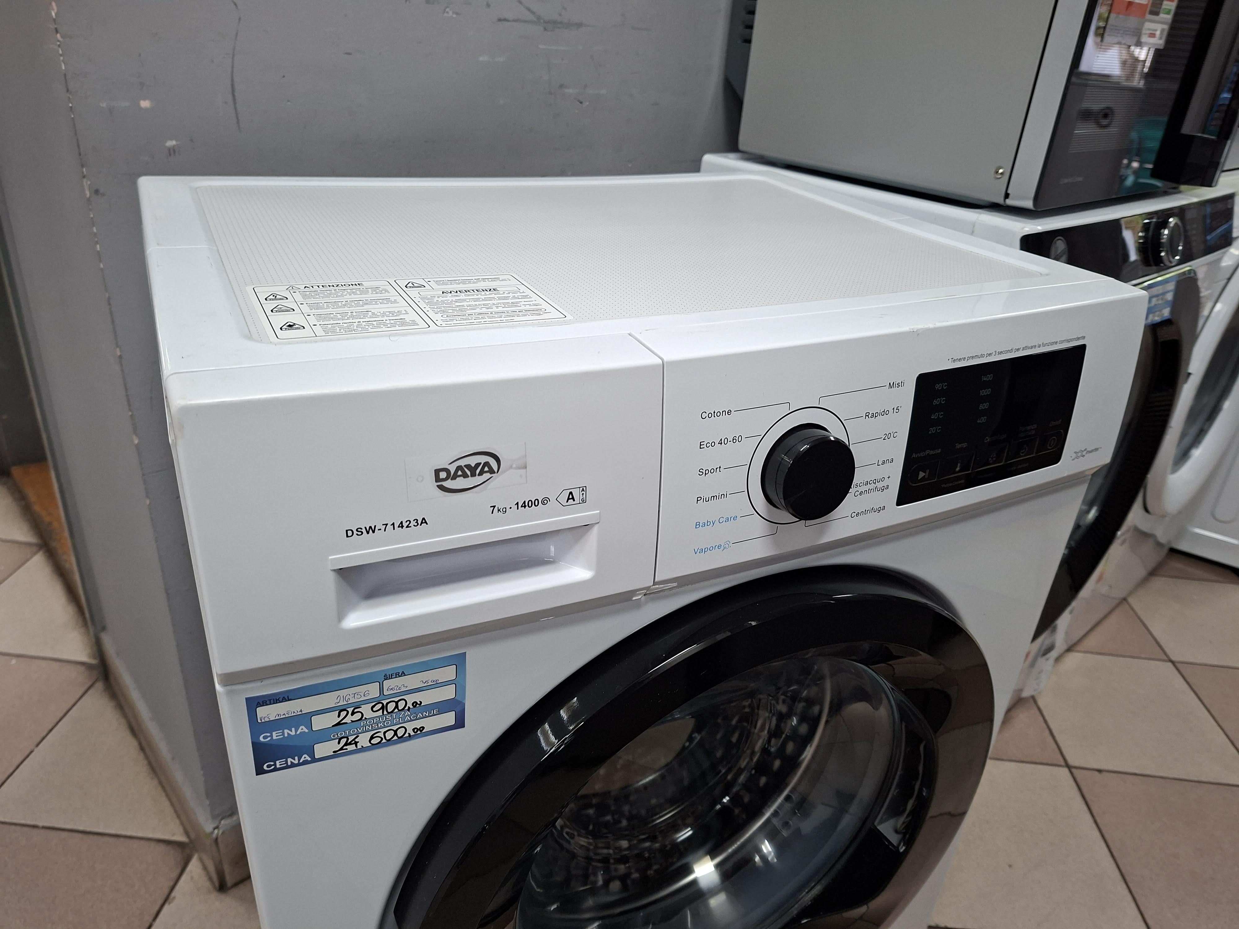 Veš mašina DAYA DSW-71423A , 7 kg, slim