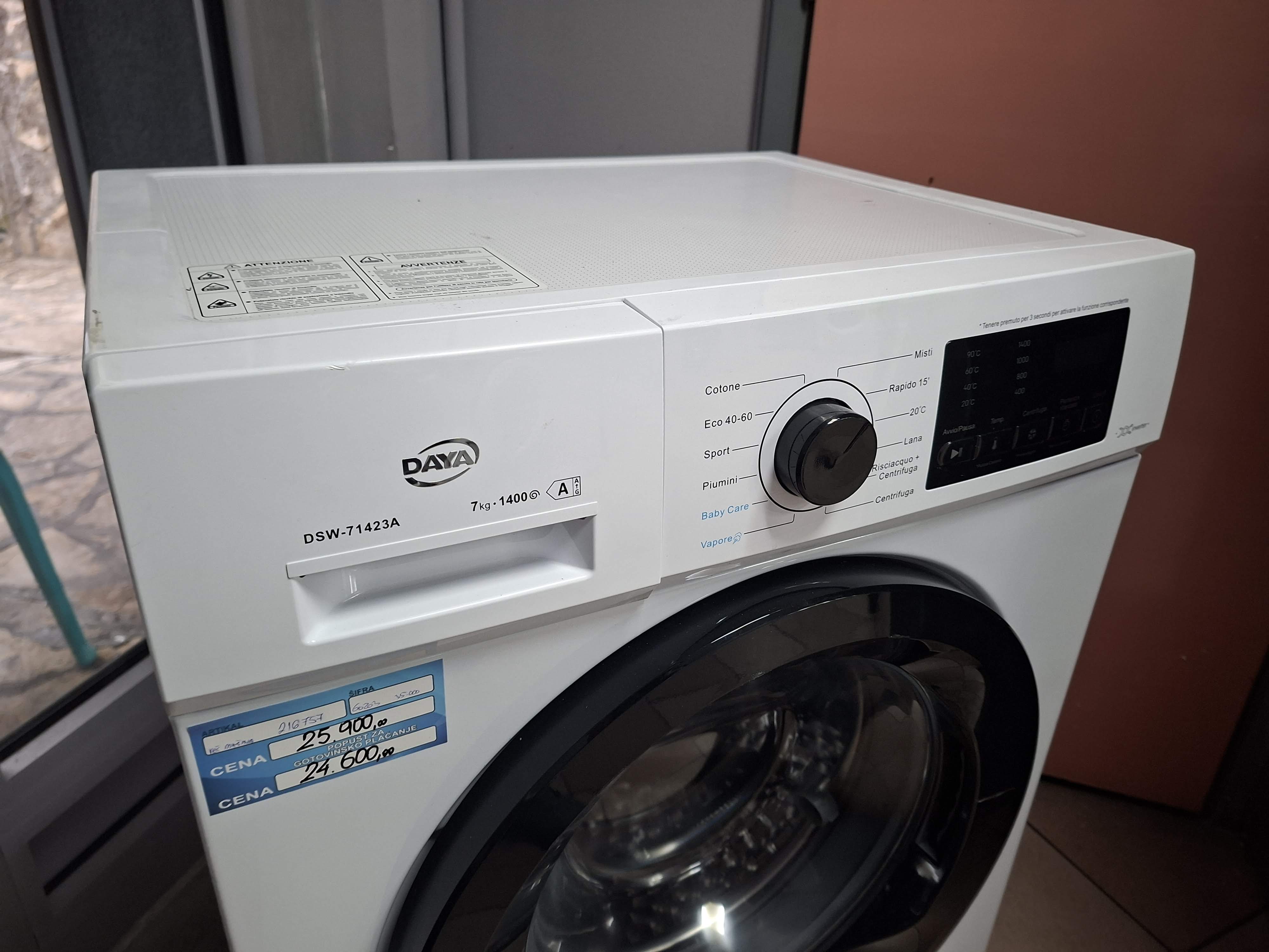 Veš mašina DAYA DSW-71423A, 7 kg, slim