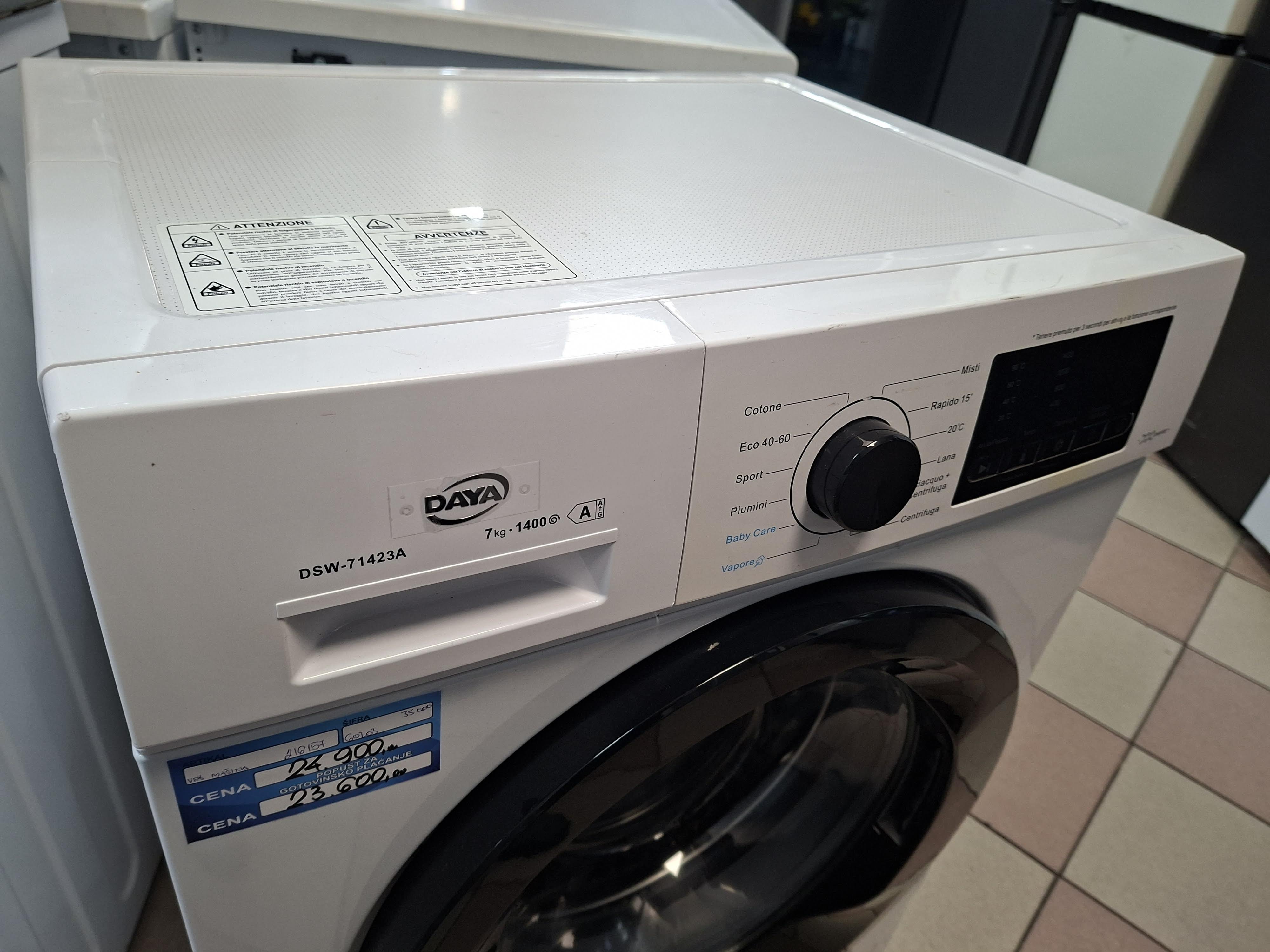 Veš mašina DAYA DSW-71423A, 7 kg, slim