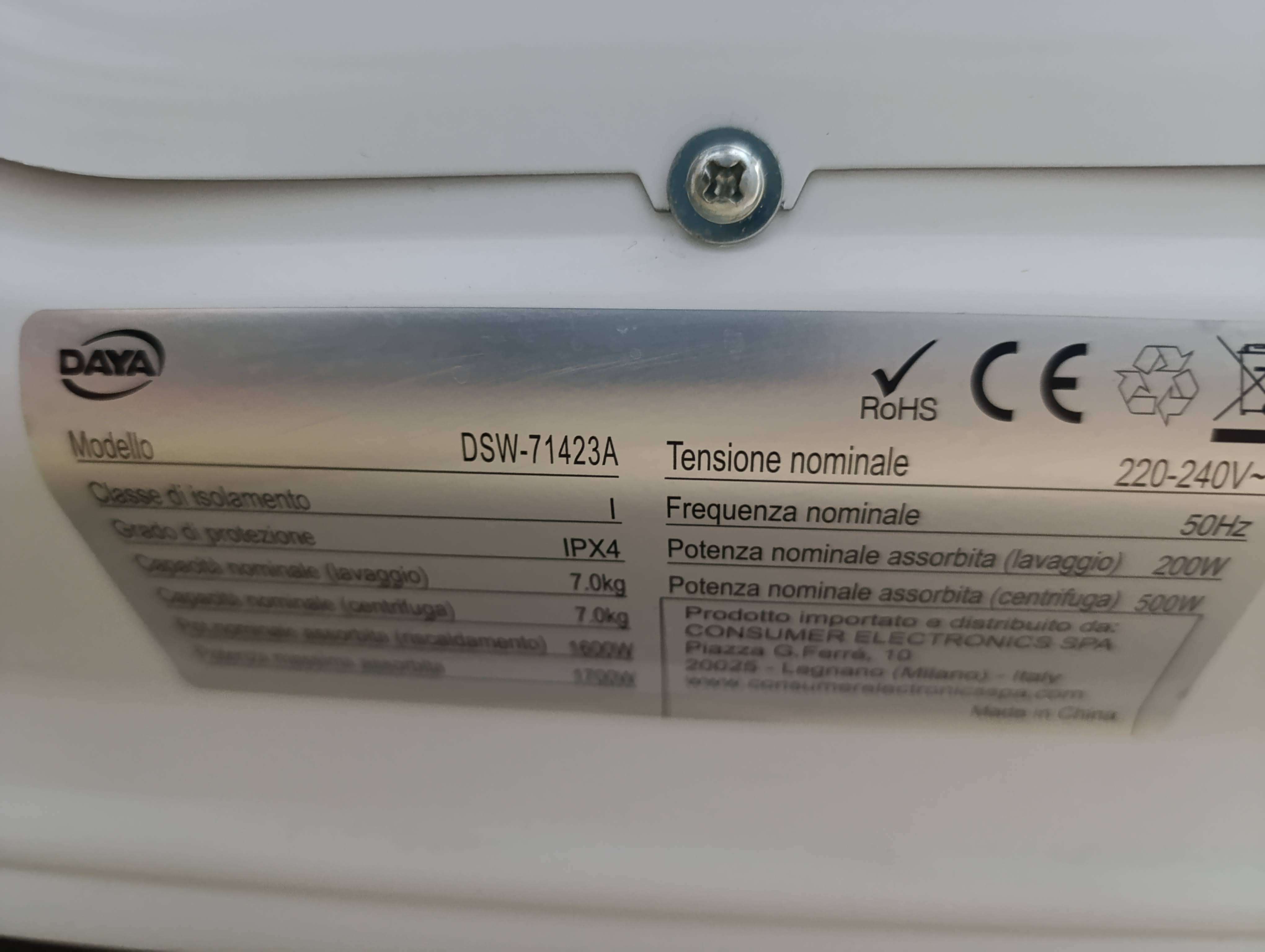 Veš mašina DAYA DSW-71423A(2) , 7 kg