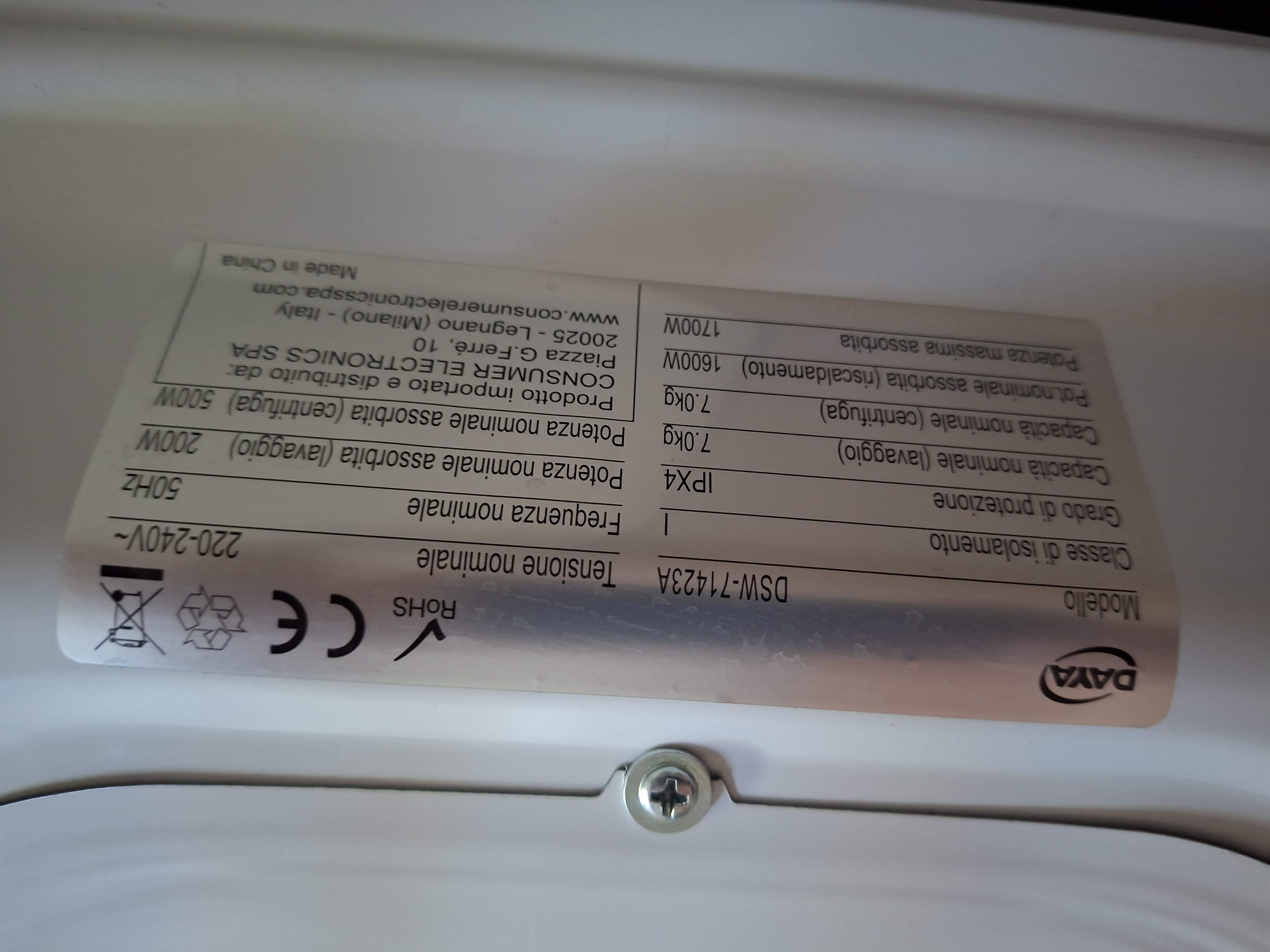 Veš mašina DAYA DSW-71423A(2) , 7 kg