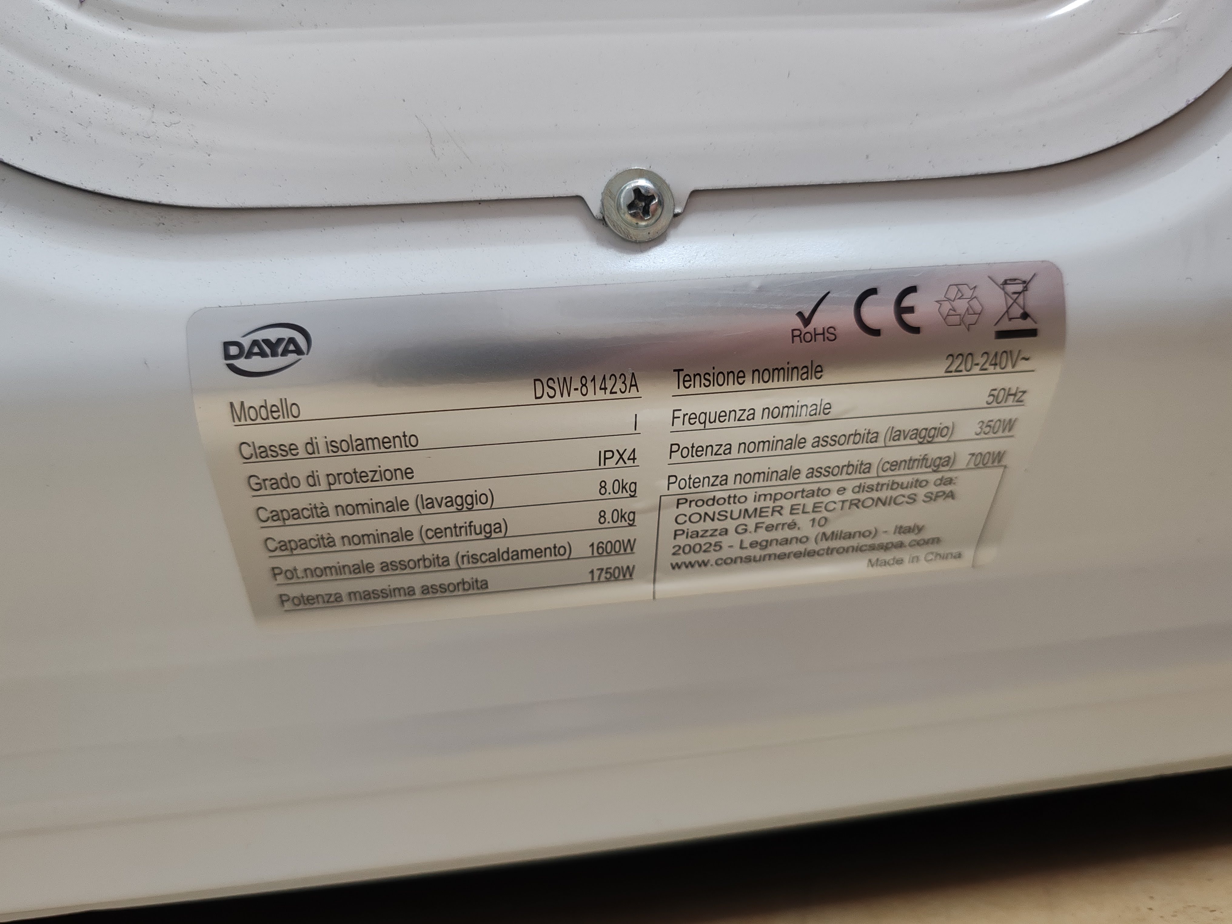Veš mašina DAYA DSW-81423A , 8 kg