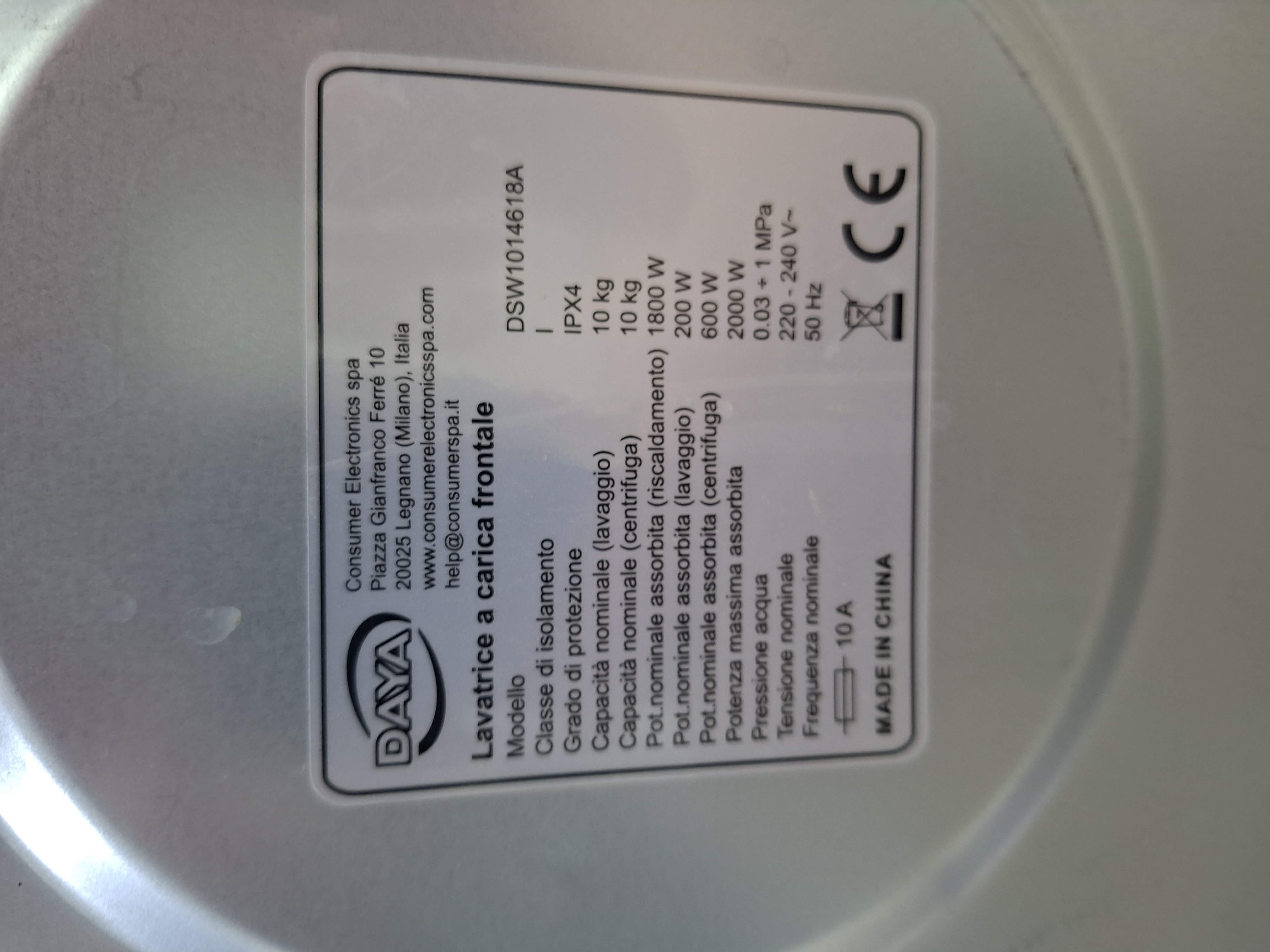 Veš mašina DAYA DSW1014618A , 10 kg