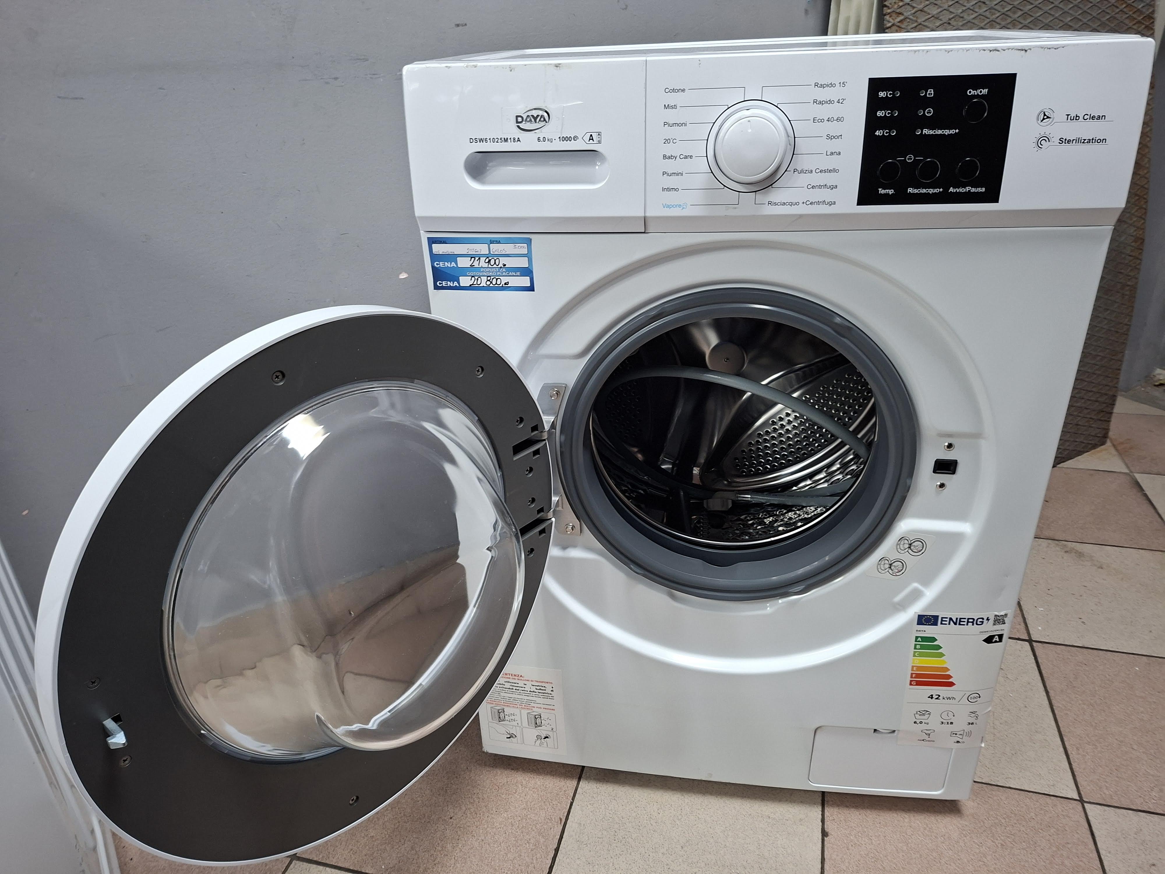 Veš mašina Daya DSW61025M18A (2) , 6 kg, slim