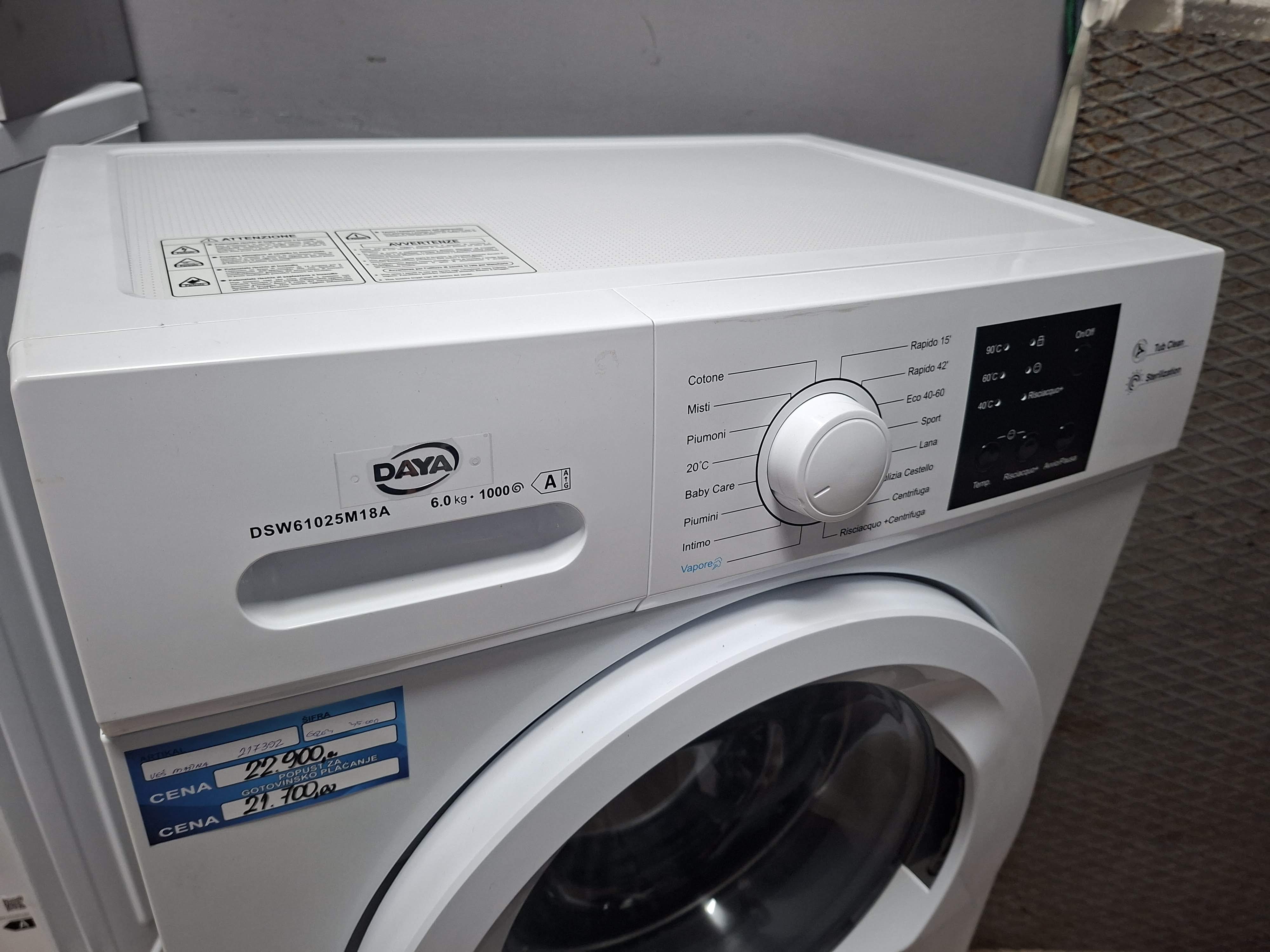 Veš mašina Daya DSW61025M18A (3) , 6 kg, slim