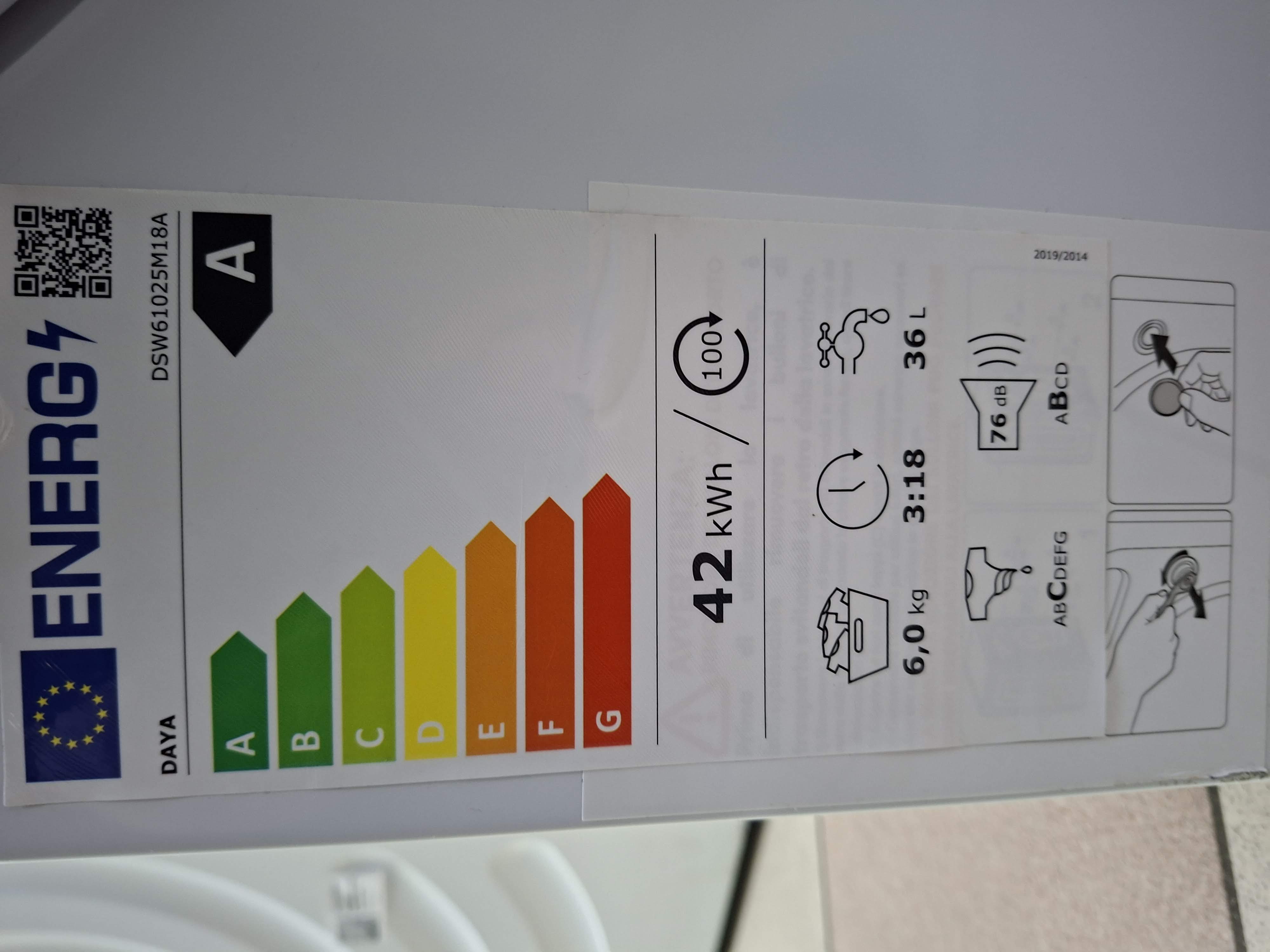 Veš mašina Daya DSW61025M18A (3) , 6 kg, slim
