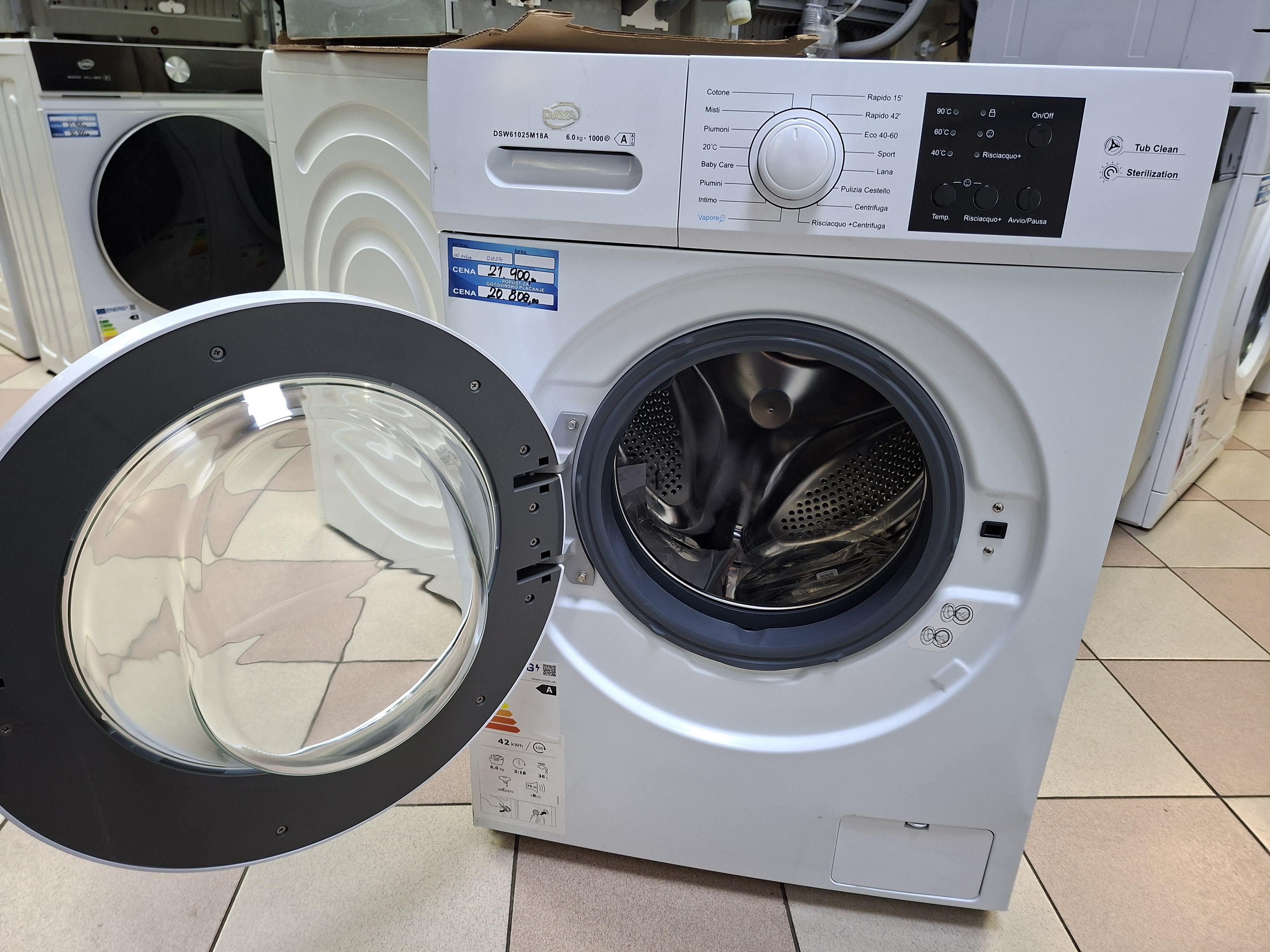 Veš mašina Daya DSW61025M18A (3) , 6 kg, slim