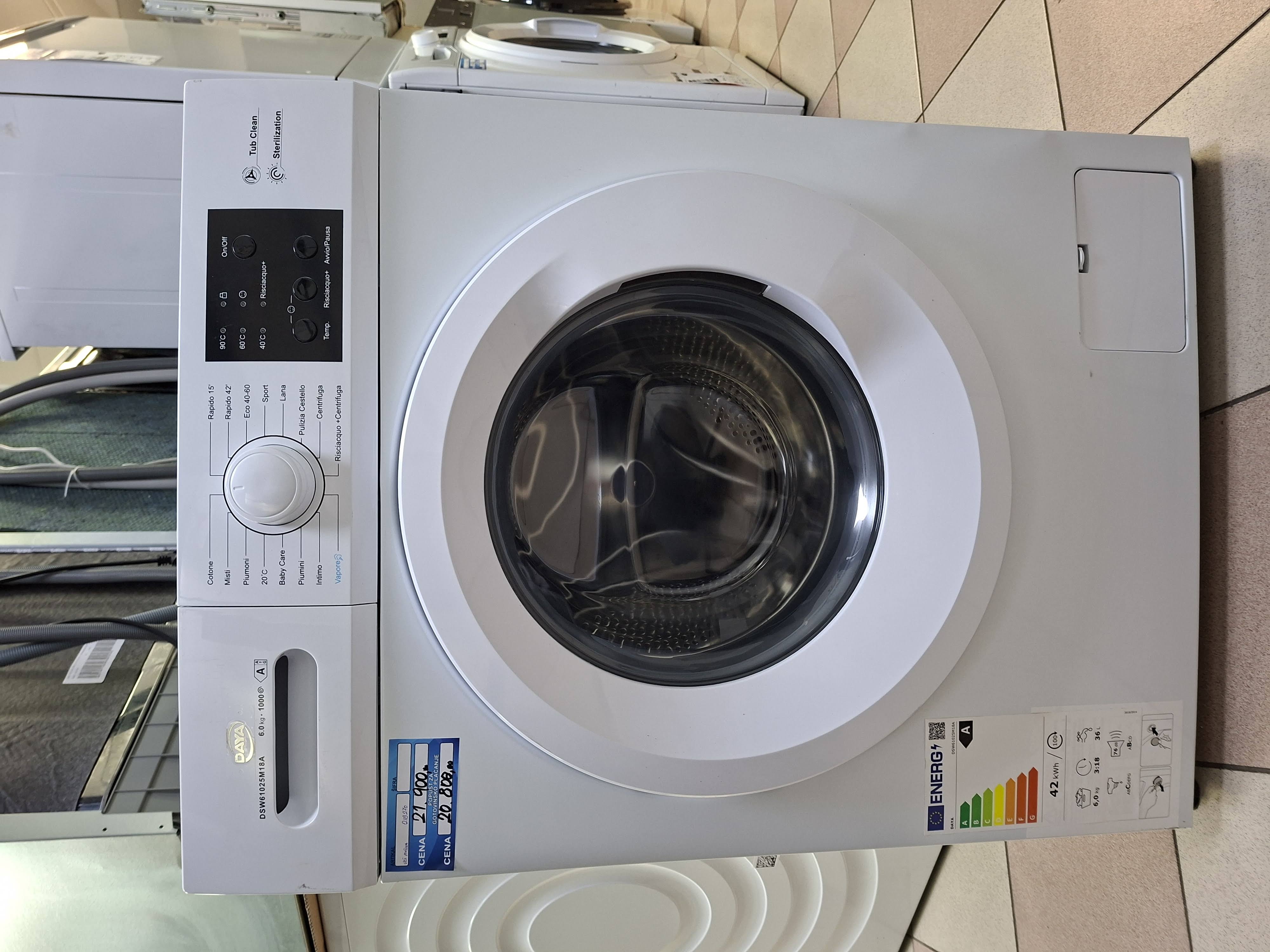 Veš mašina Daya DSW61025M18A (3) , 6 kg, slim