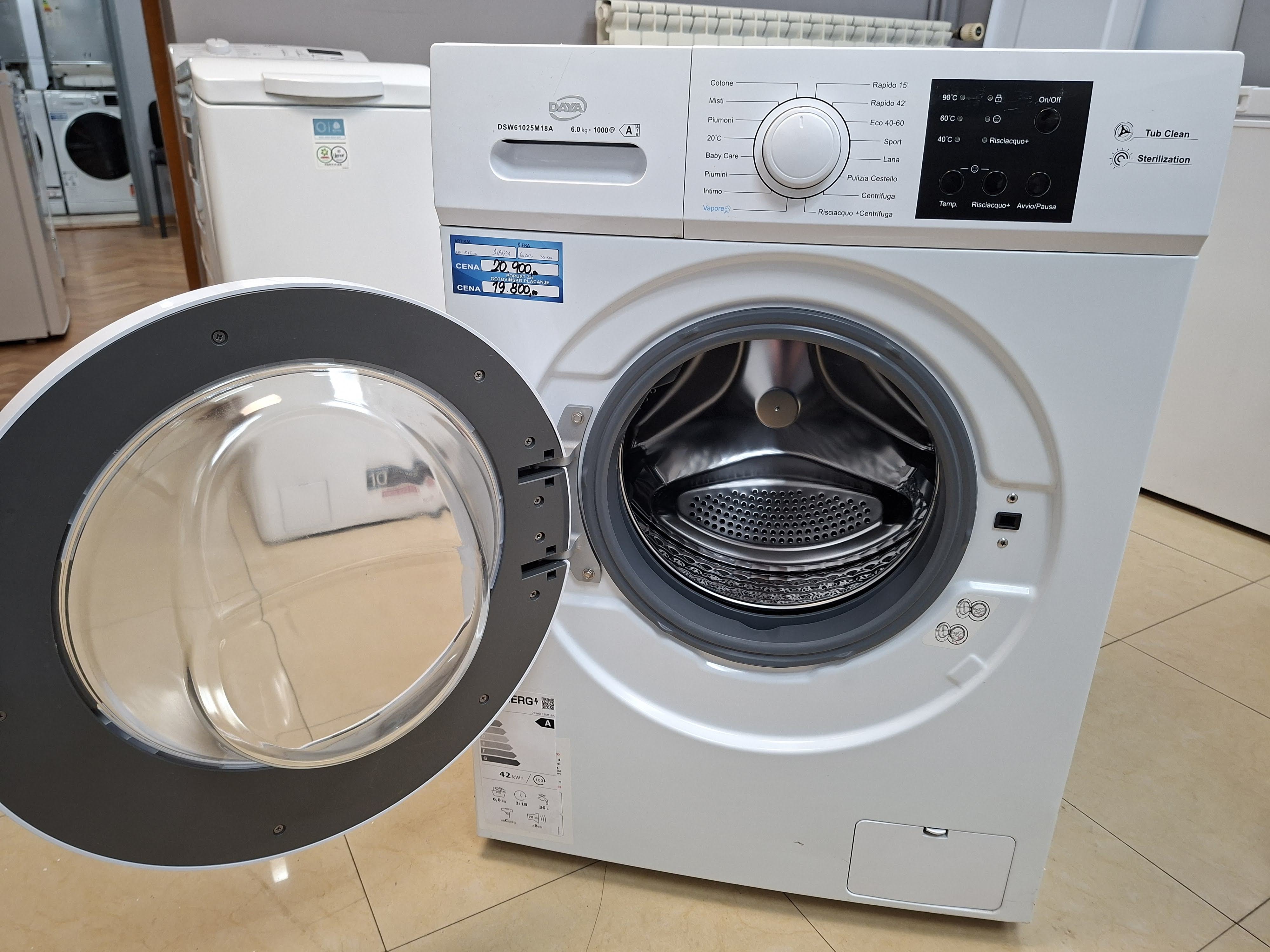 Veš mašina Daya DSW61025M18A (4) , 6 kg, slim