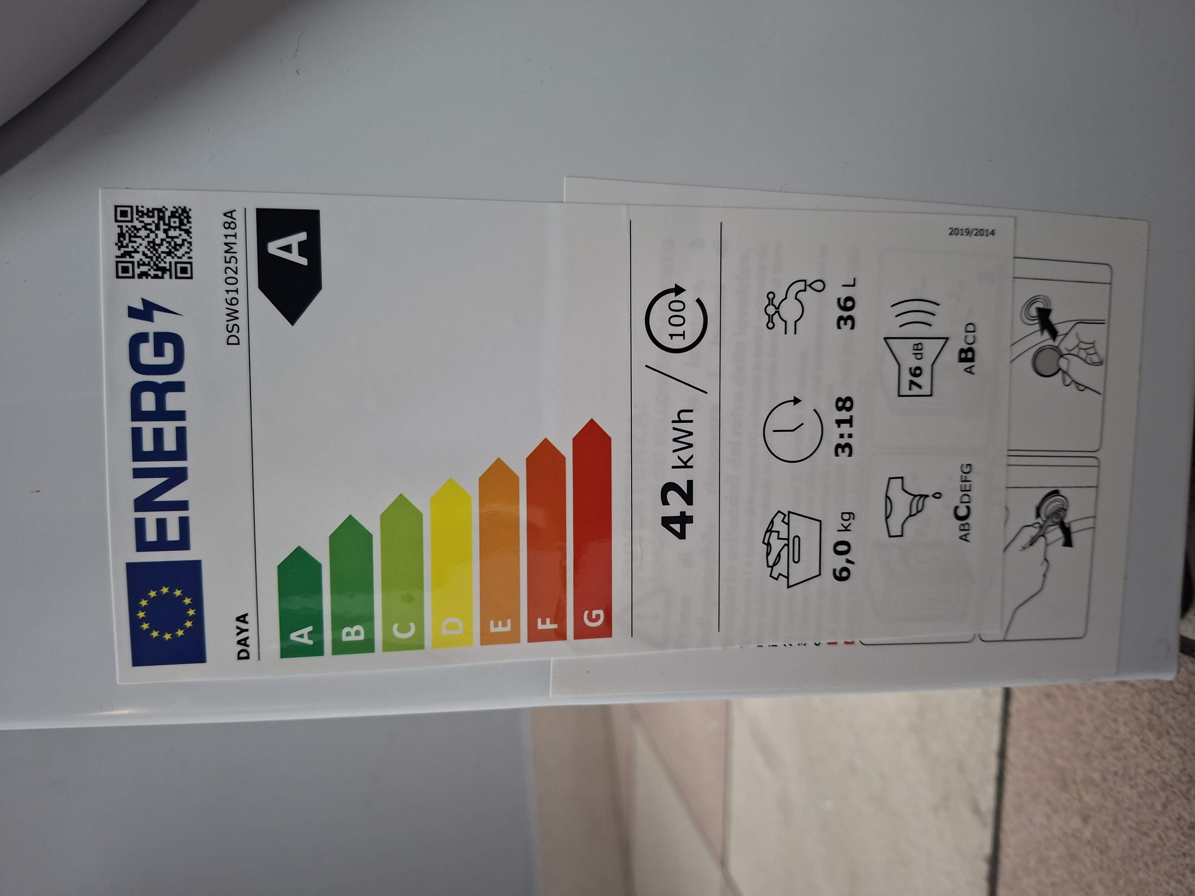 Veš mašina Daya DSW61025M18A (5) , 6 kg, slim