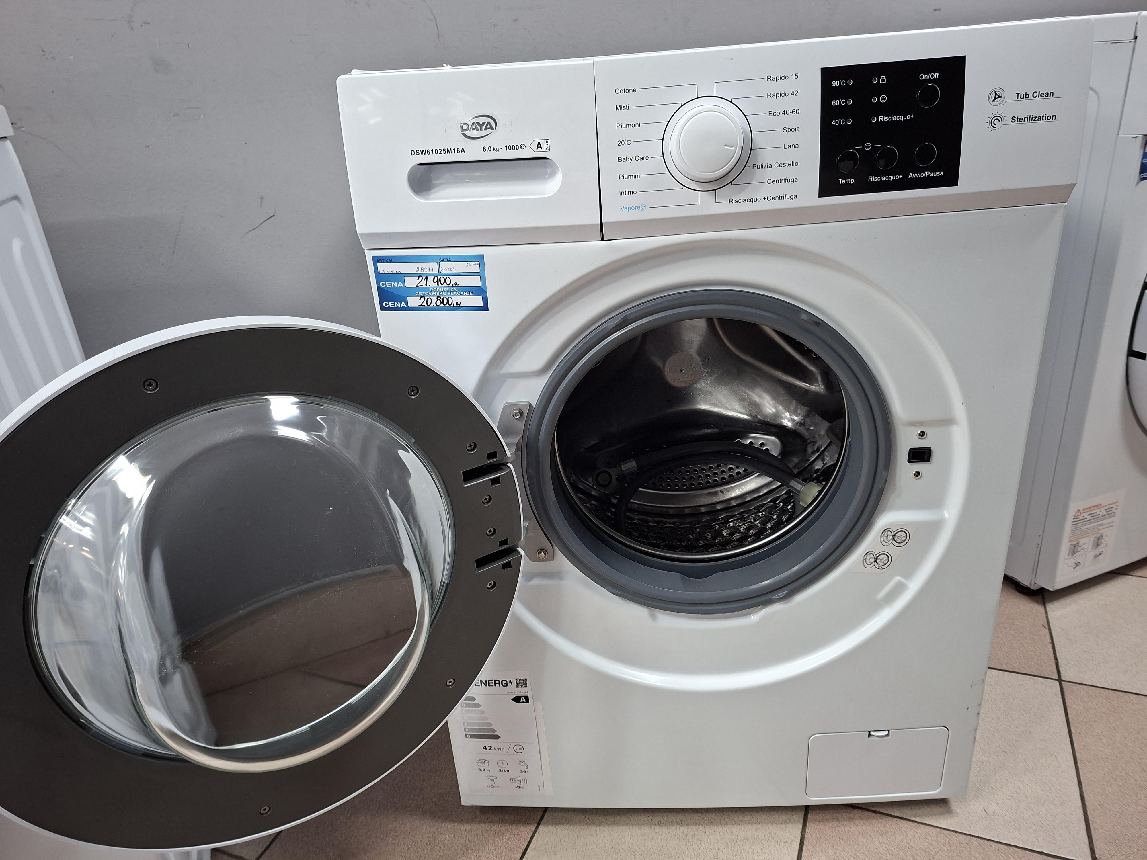 Veš mašina Daya DSW61025M18A , 6 kg, slim