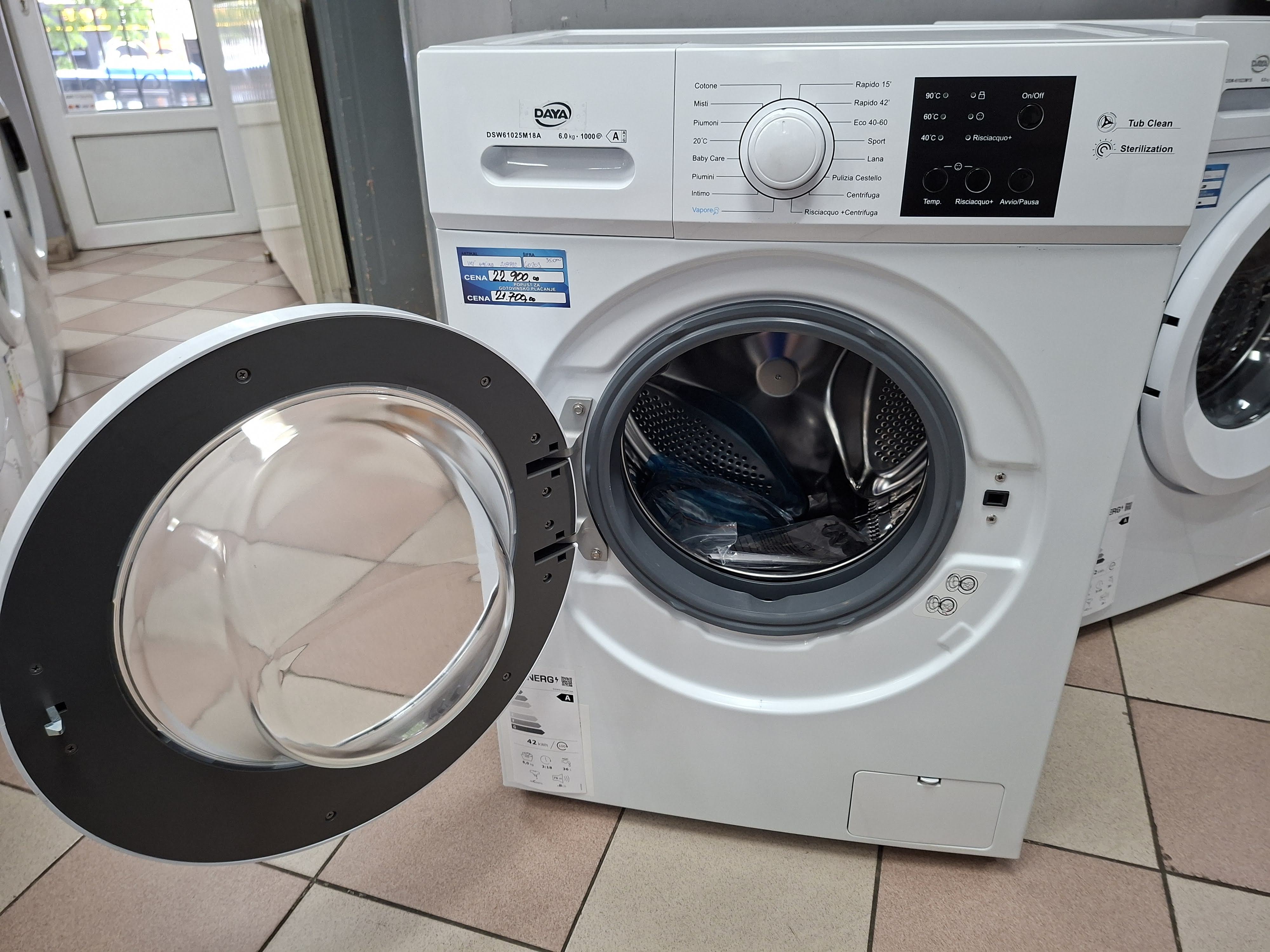 Veš mašina Daya DSW61025M18A , 6 kg, slim