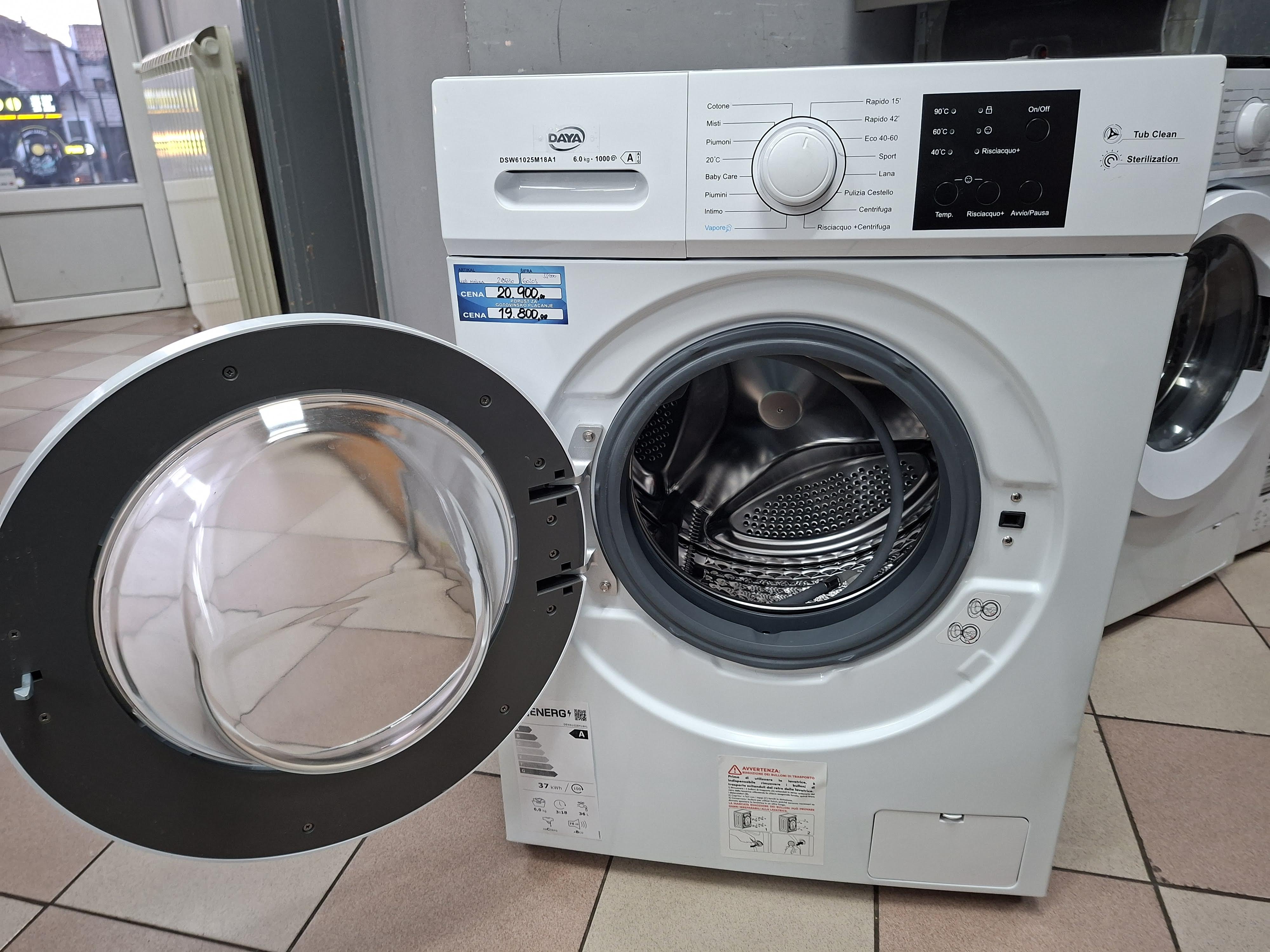 Veš mašina Daya DSW61025M18A1 (2), 6 kg, slim