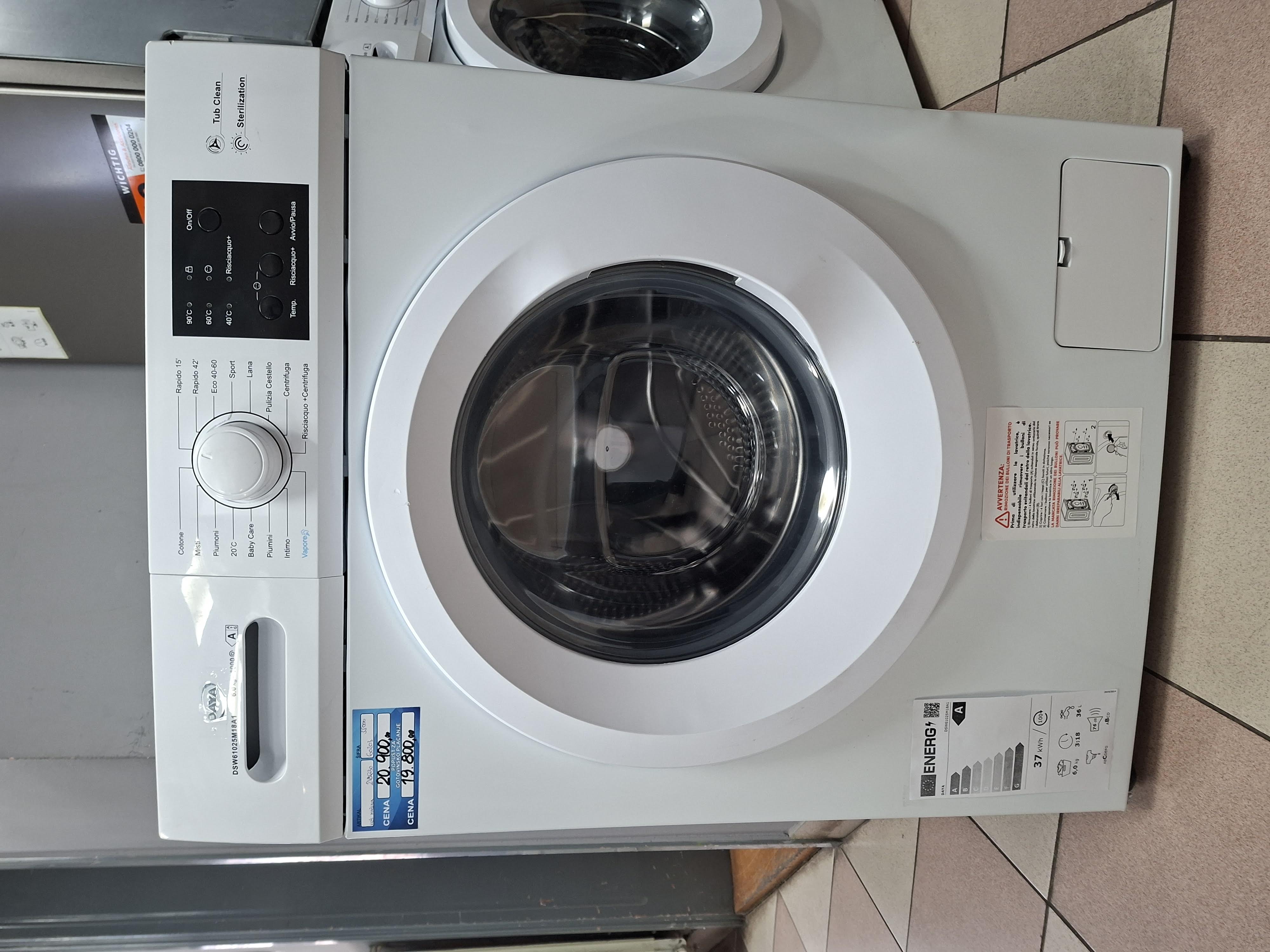 Veš mašina Daya DSW61025M18A1 (2), 6 kg, slim