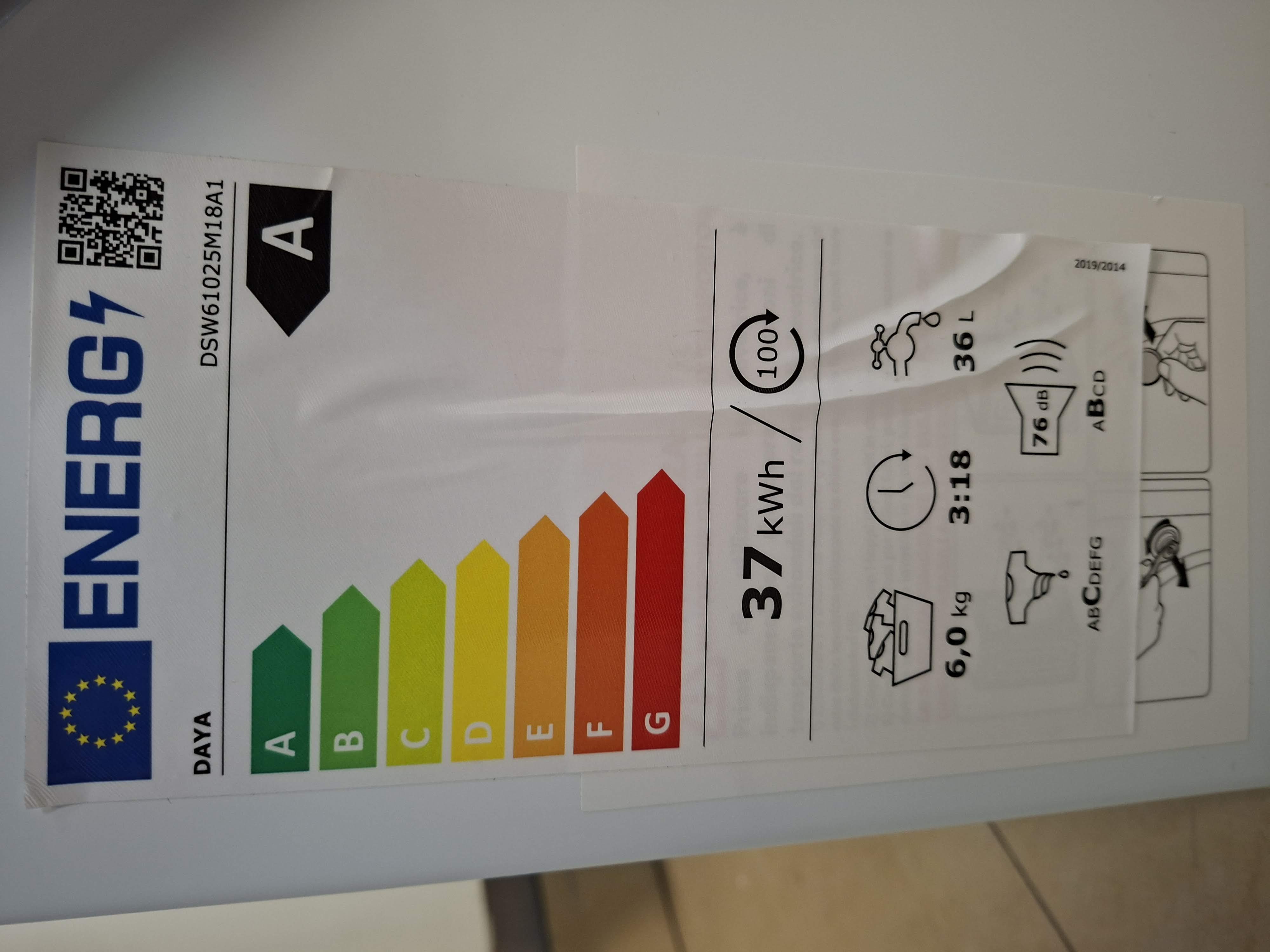Veš mašina Daya DSW61025M18A1 (3) , 6 kg, slim