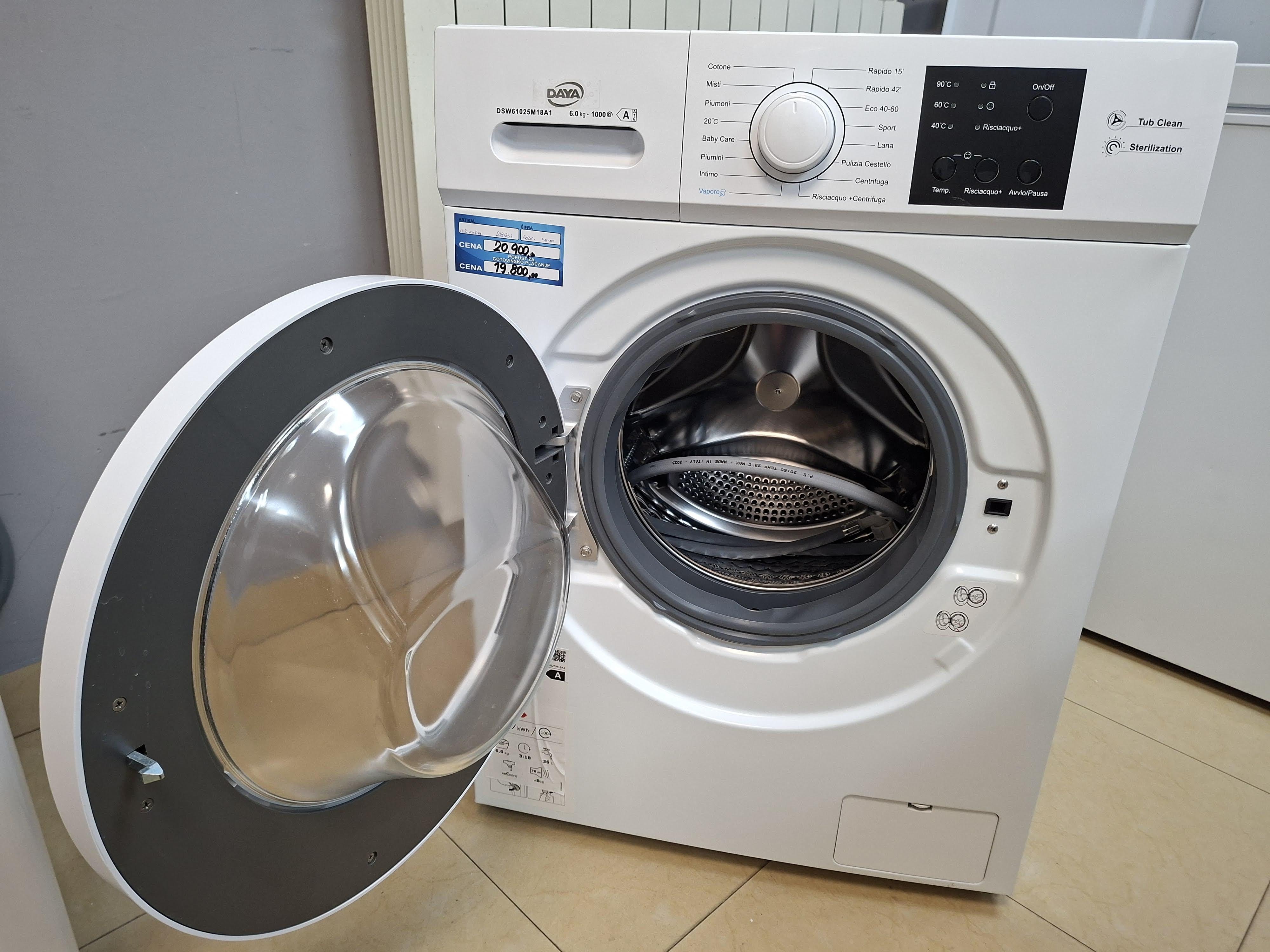 Veš mašina Daya DSW61025M18A1 (3) , 6 kg, slim