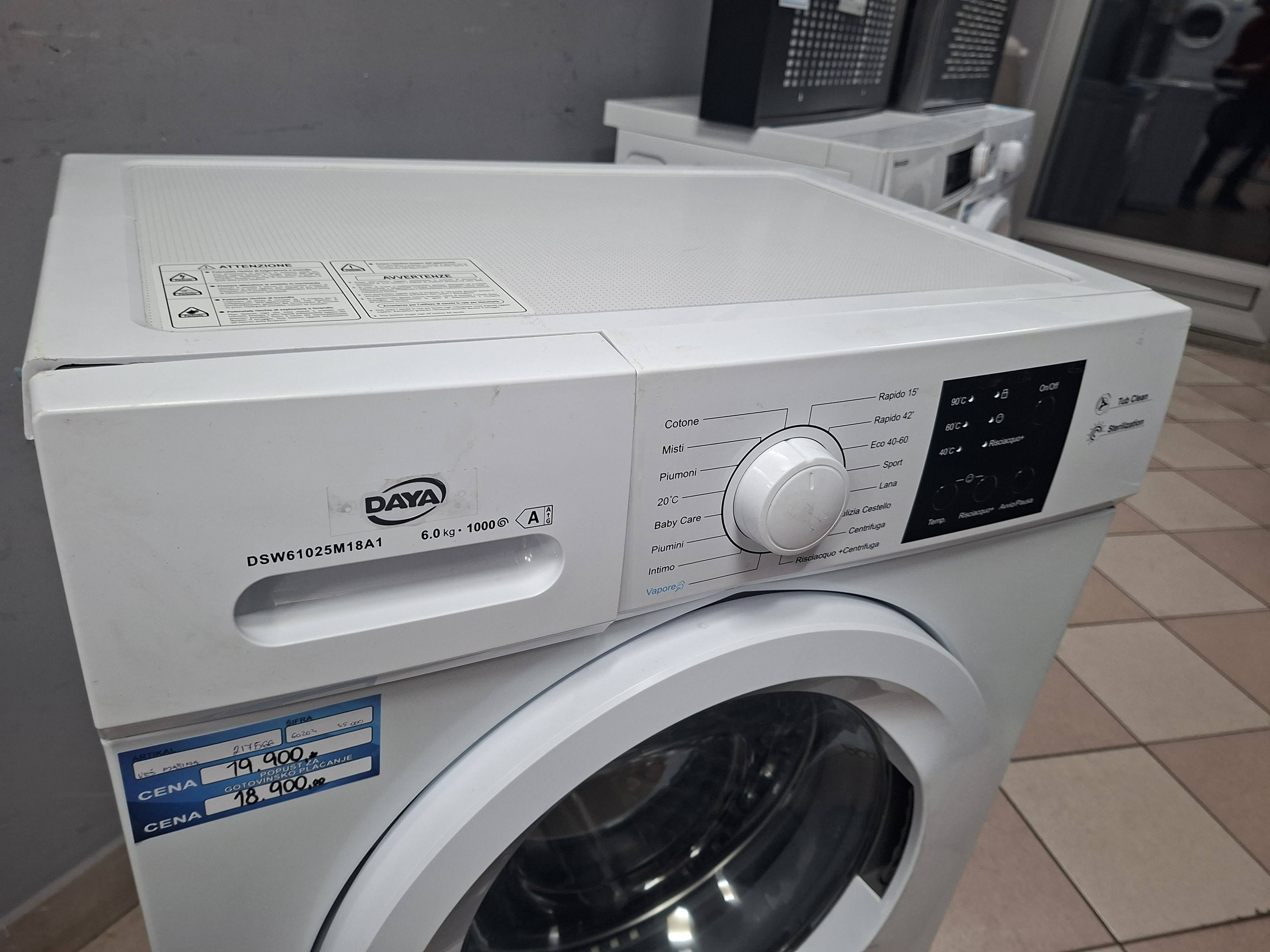 Veš mašina Daya DSW61025M18A1, 6 kg, slim