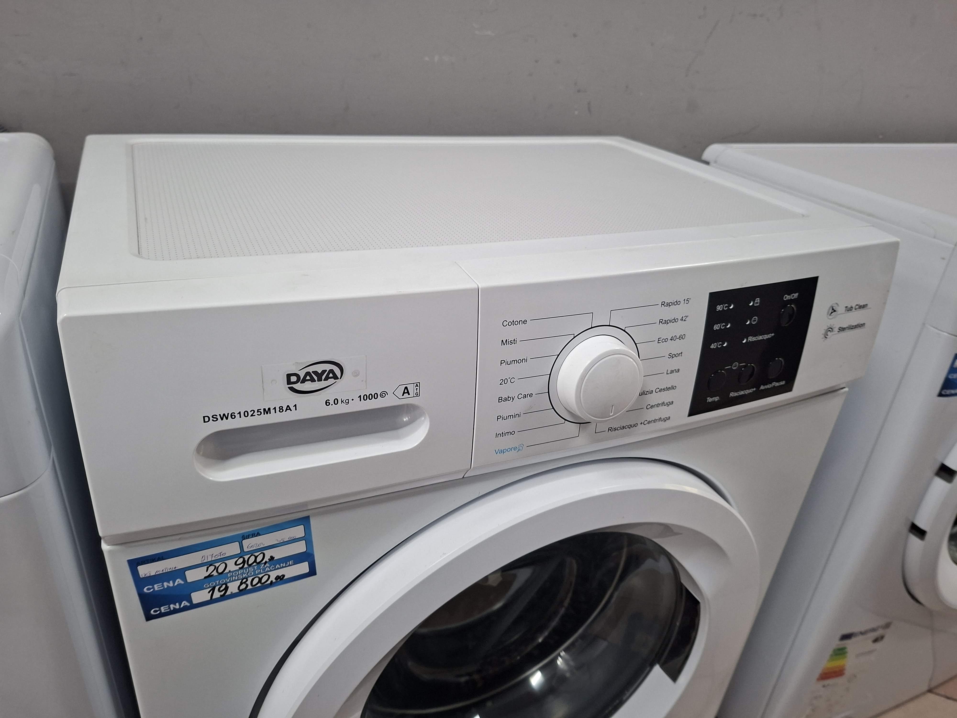 Veš mašina Daya DSW61025M18A1, 6 kg, slim