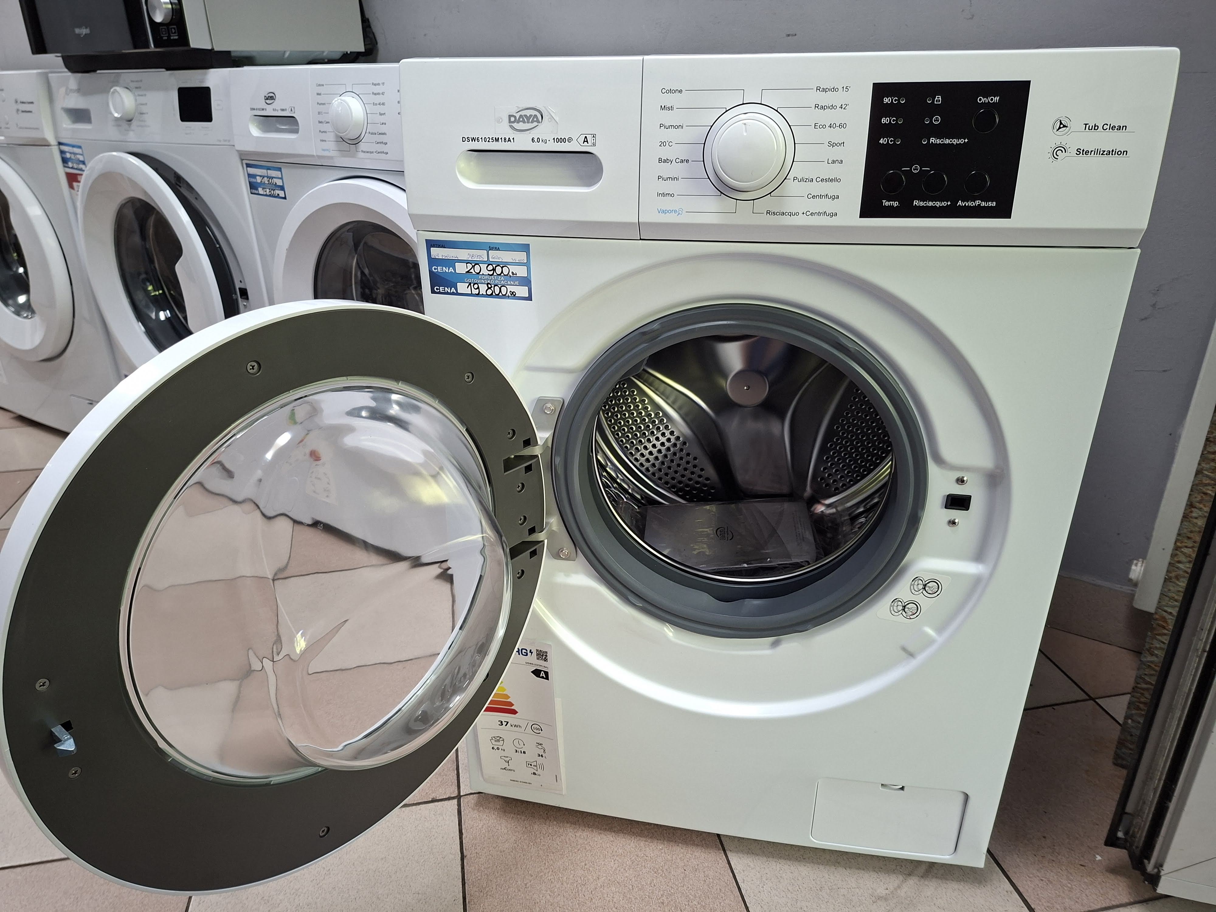 Veš mašina Daya DSW61025M18A1, 6 kg, slim