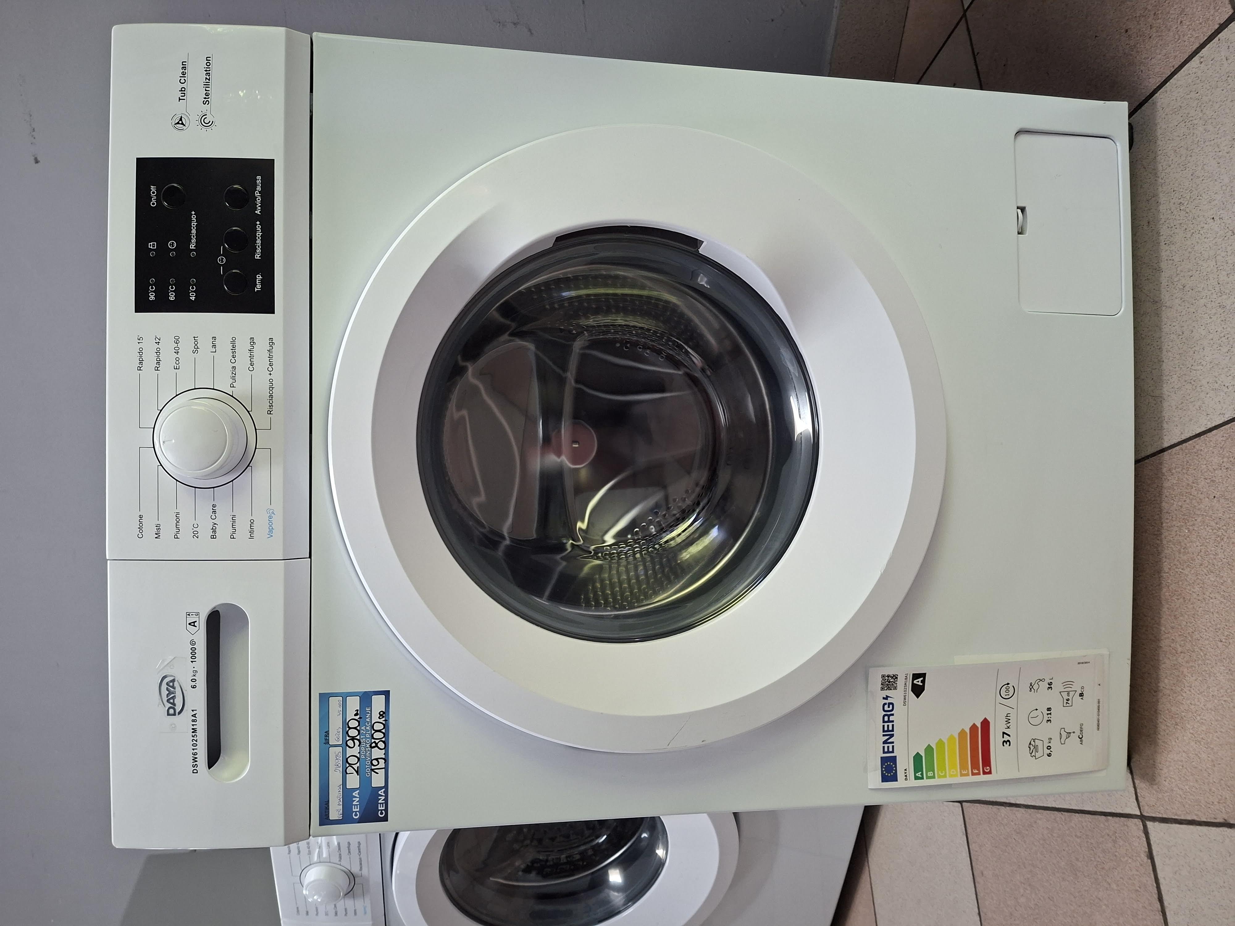 Veš mašina Daya DSW61025M18A1, 6 kg, slim