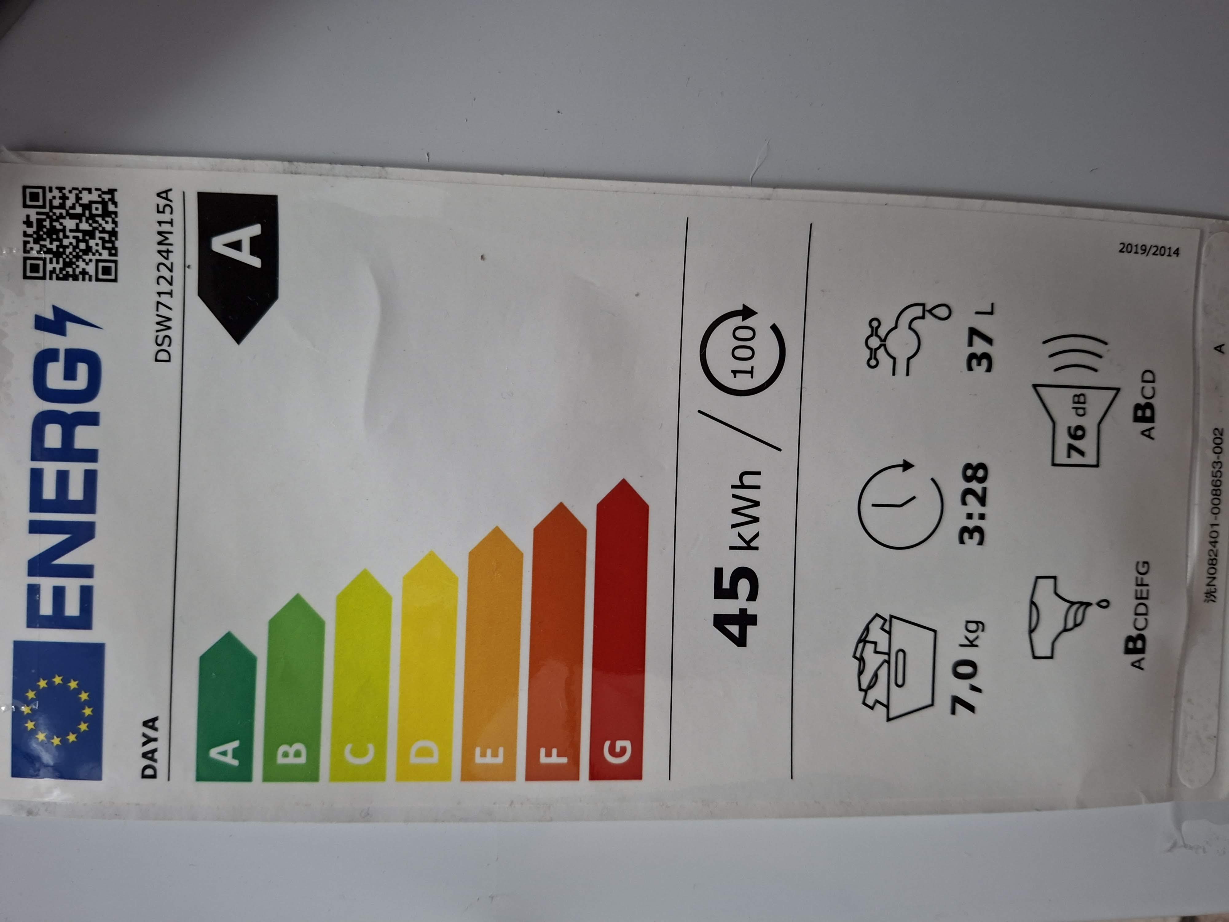 Veš mašina Daya DSW71224M15A, 7 kg, slim